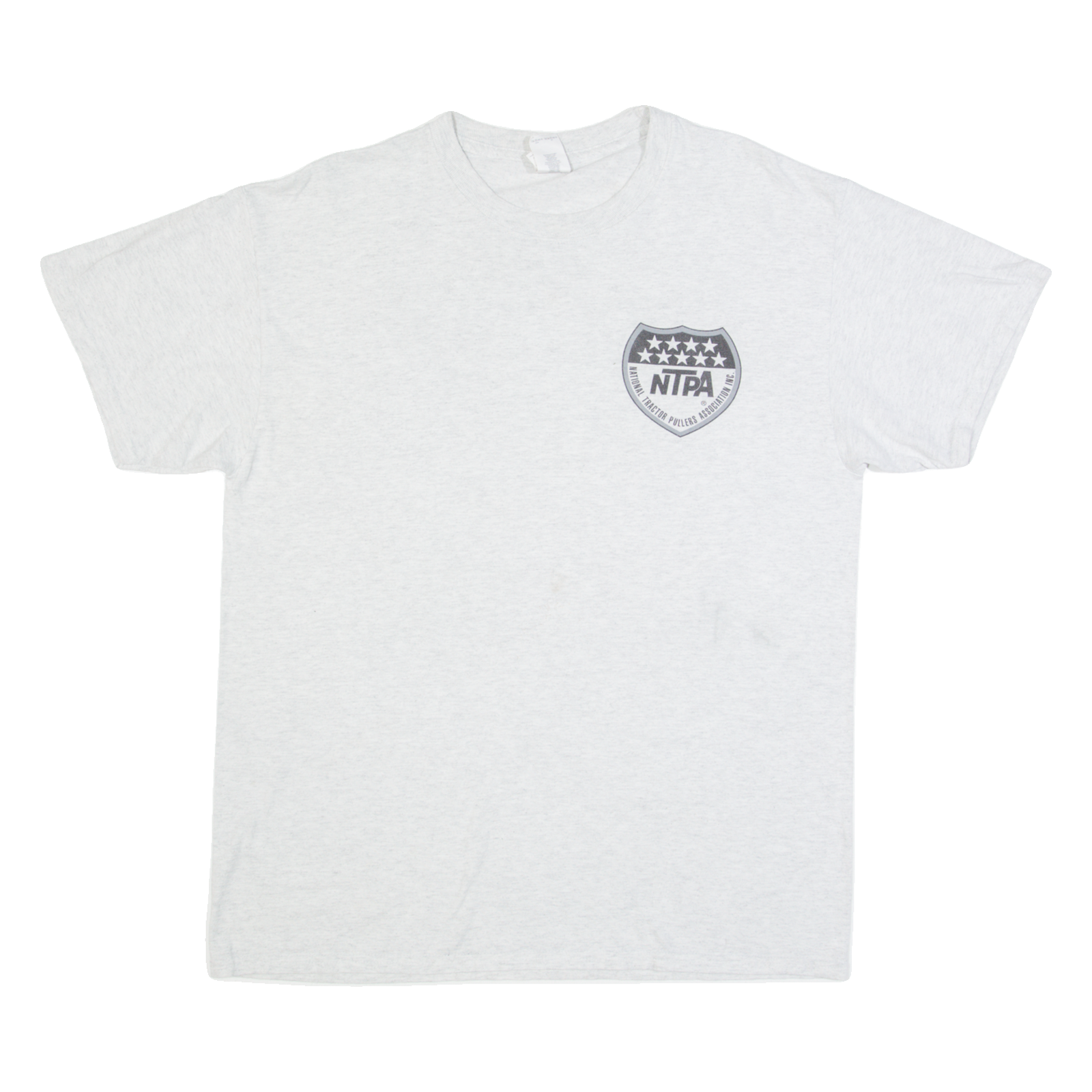 GILDAN NTPA Racing Mens T-Shirt Grey USA L Refurbished - N/A refurbished available on Cerqular