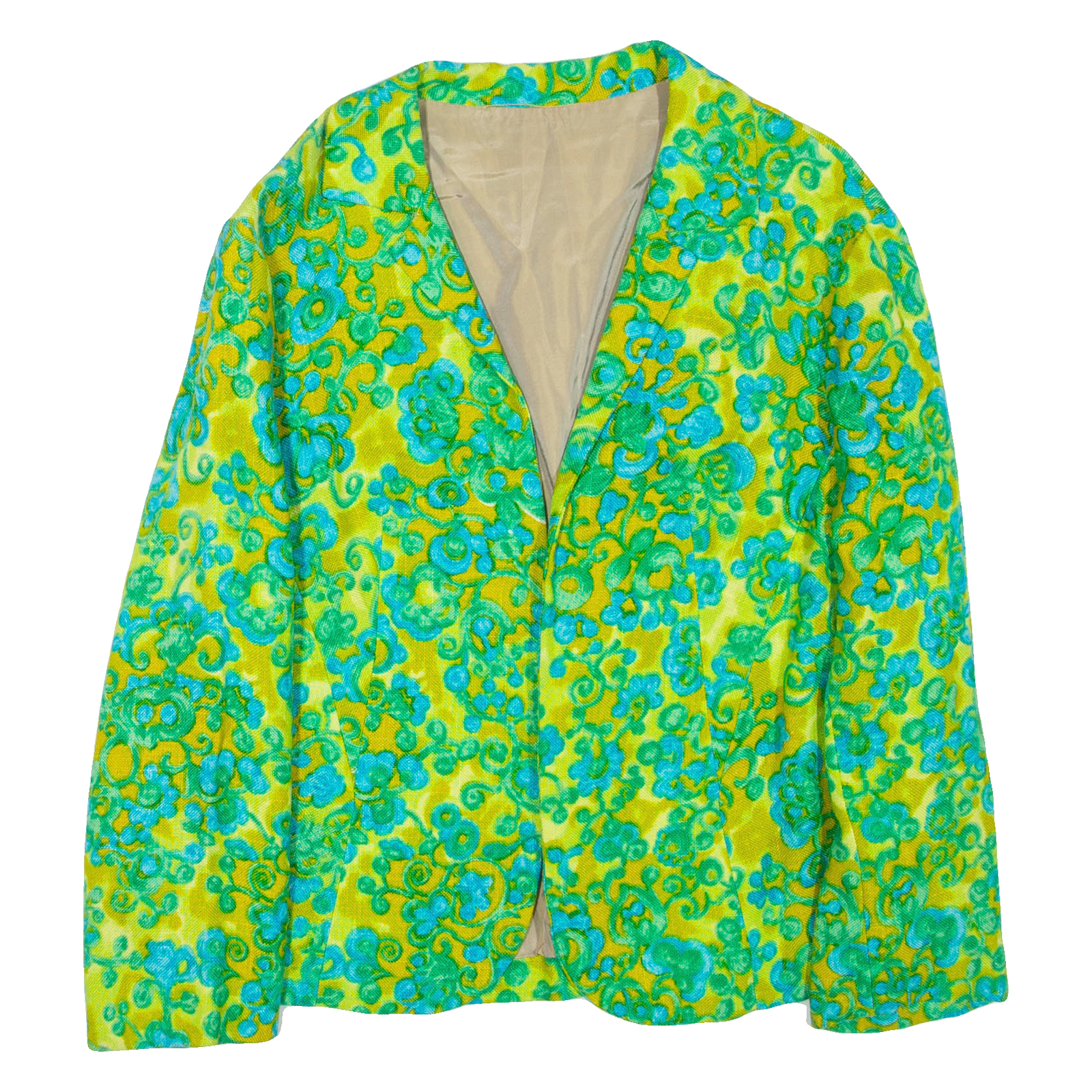 Womens Blazer Jacket Green Floral M Refurbished - N/A refurbished available on Cerqular