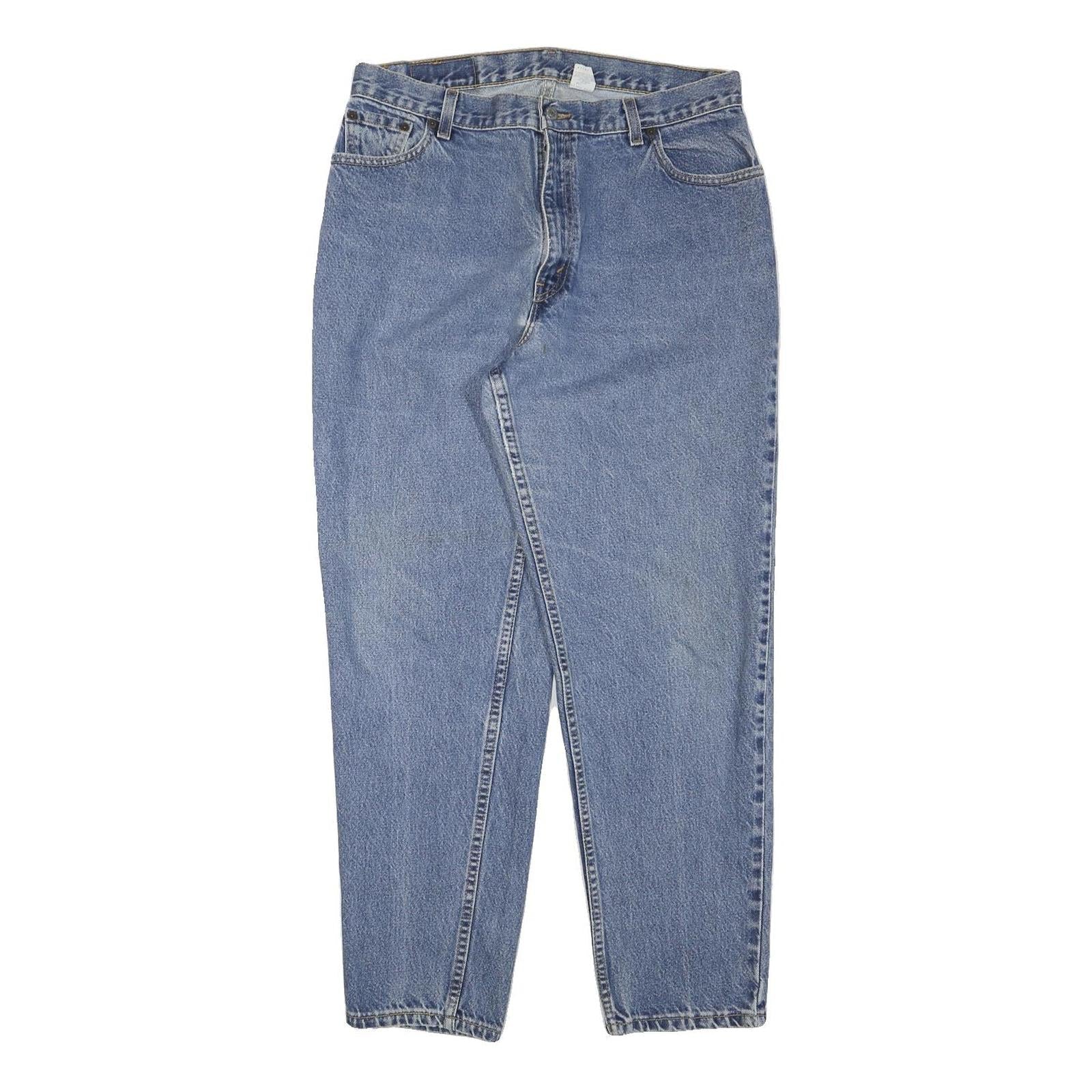 LEVI'S Womens Jeans Blue Relaxed Straight Denim Medium W32 L29 Casual Zip Refurbished - N/A refurbished available on Cerqular