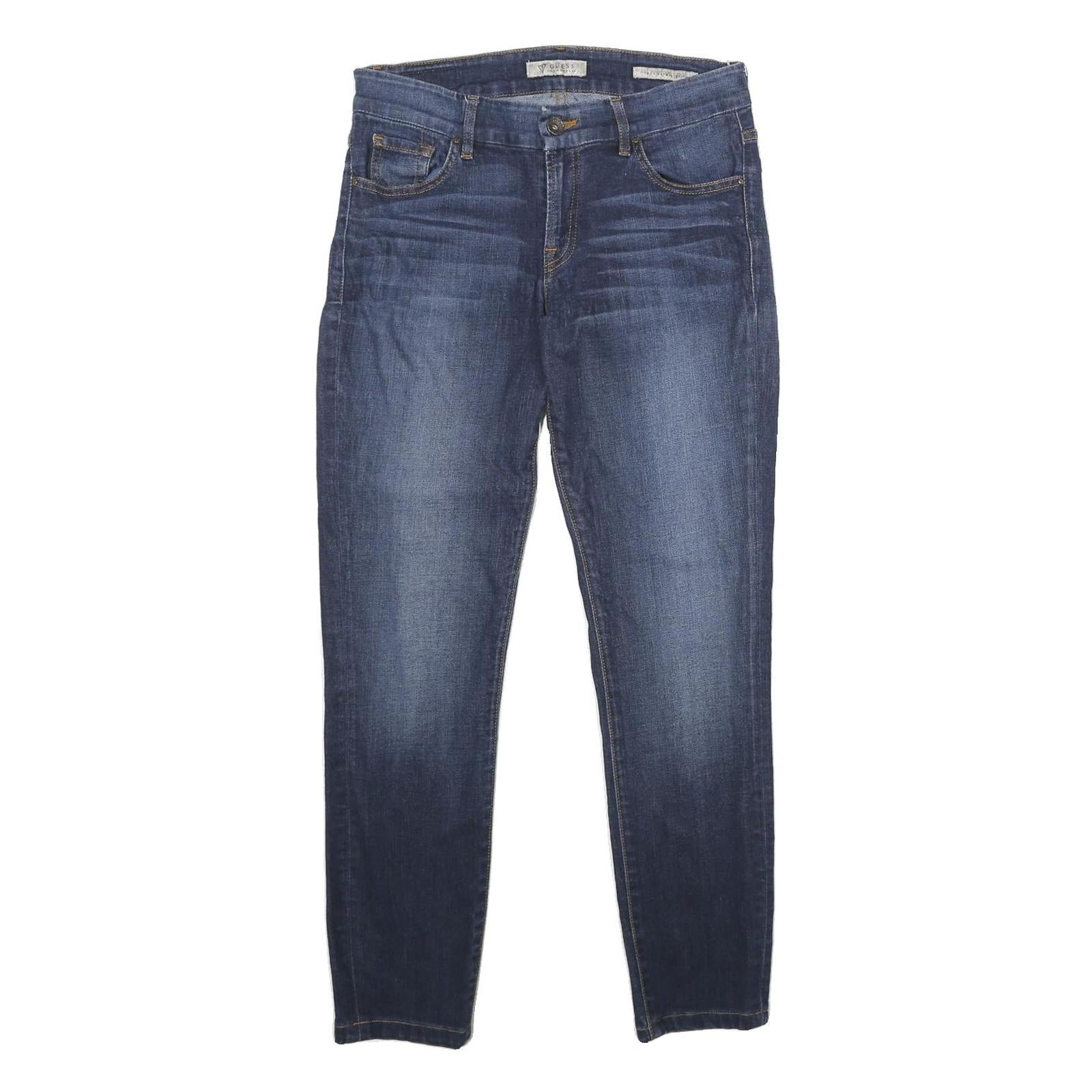 GUESS Womens Jeans Blue Slim Skinny Denim Medium W28 L30 Classic Cotton Blend Refurbished - N/A refurbished available on Cerqular