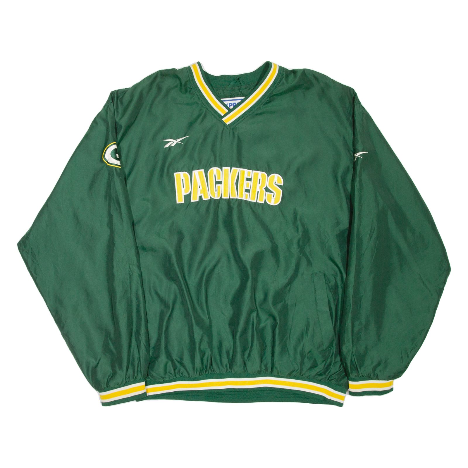 REEBOK NFL Pro Line Green Bay Packers Training Mens Sweatshirt Green USA XL Refurbished - N/A refurbished available on Cerqular
