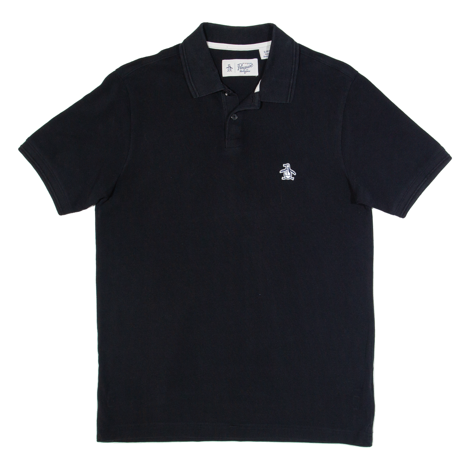 ORIGINAL PENGUIN Mens Polo Shirt Black Short Sleeve S Refurbished - N/A refurbished available on Cerqular