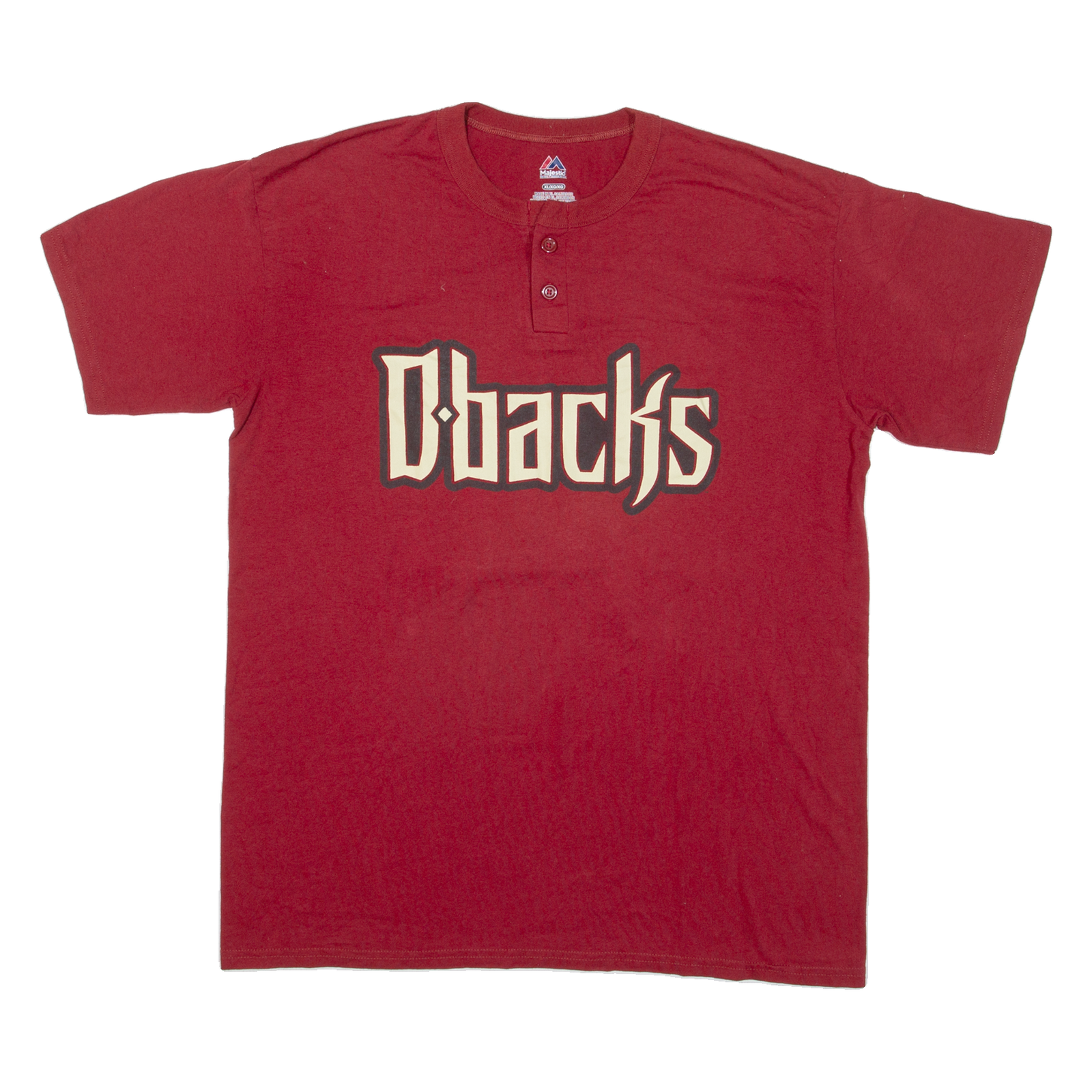 MAJESTIC D.backs Mens T-Shirt Red USA XL Refurbished - N/A refurbished available on Cerqular