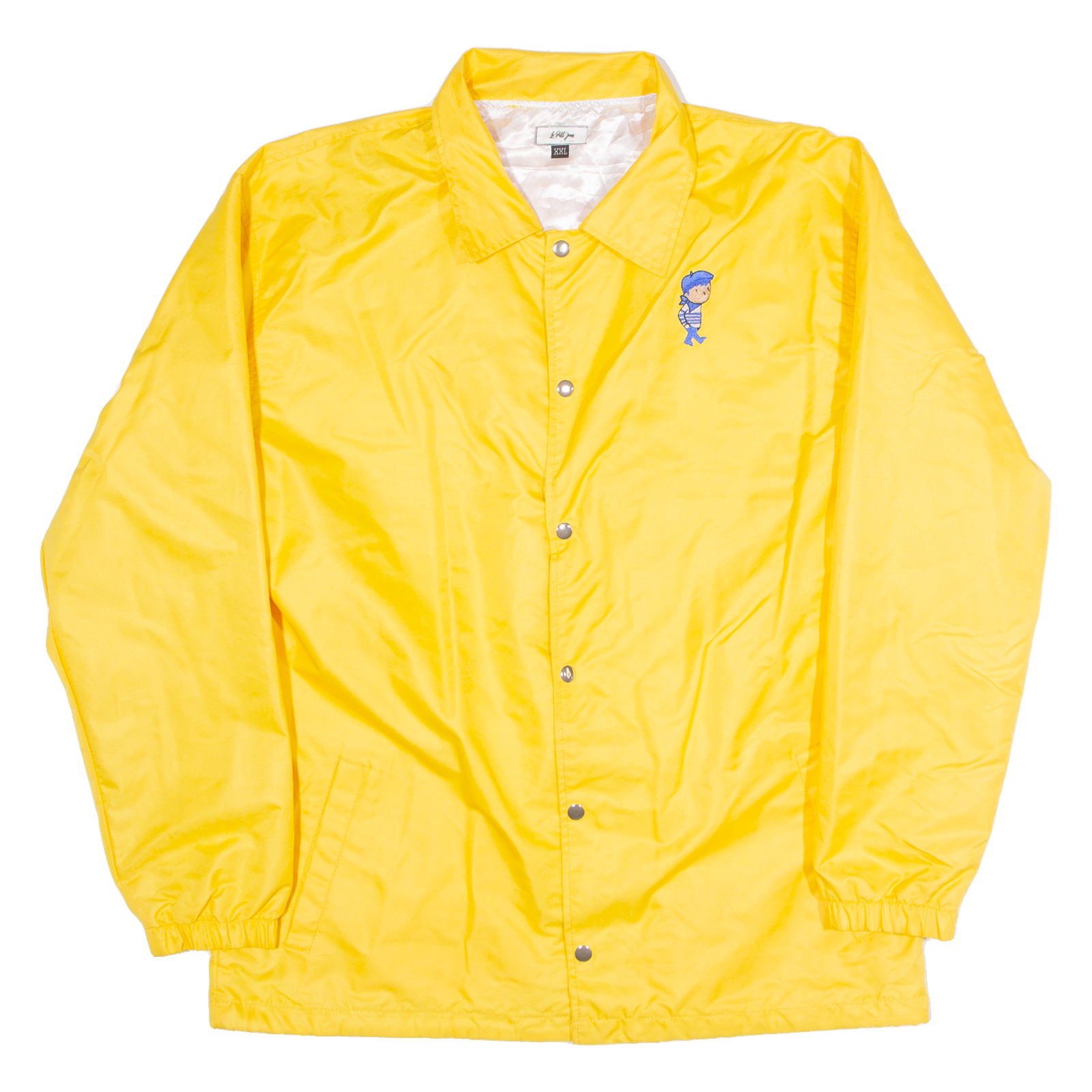 LE PETIT JEAN Mens Rain Jacket Yellow 2XL Refurbished - N/A refurbished available on Cerqular
