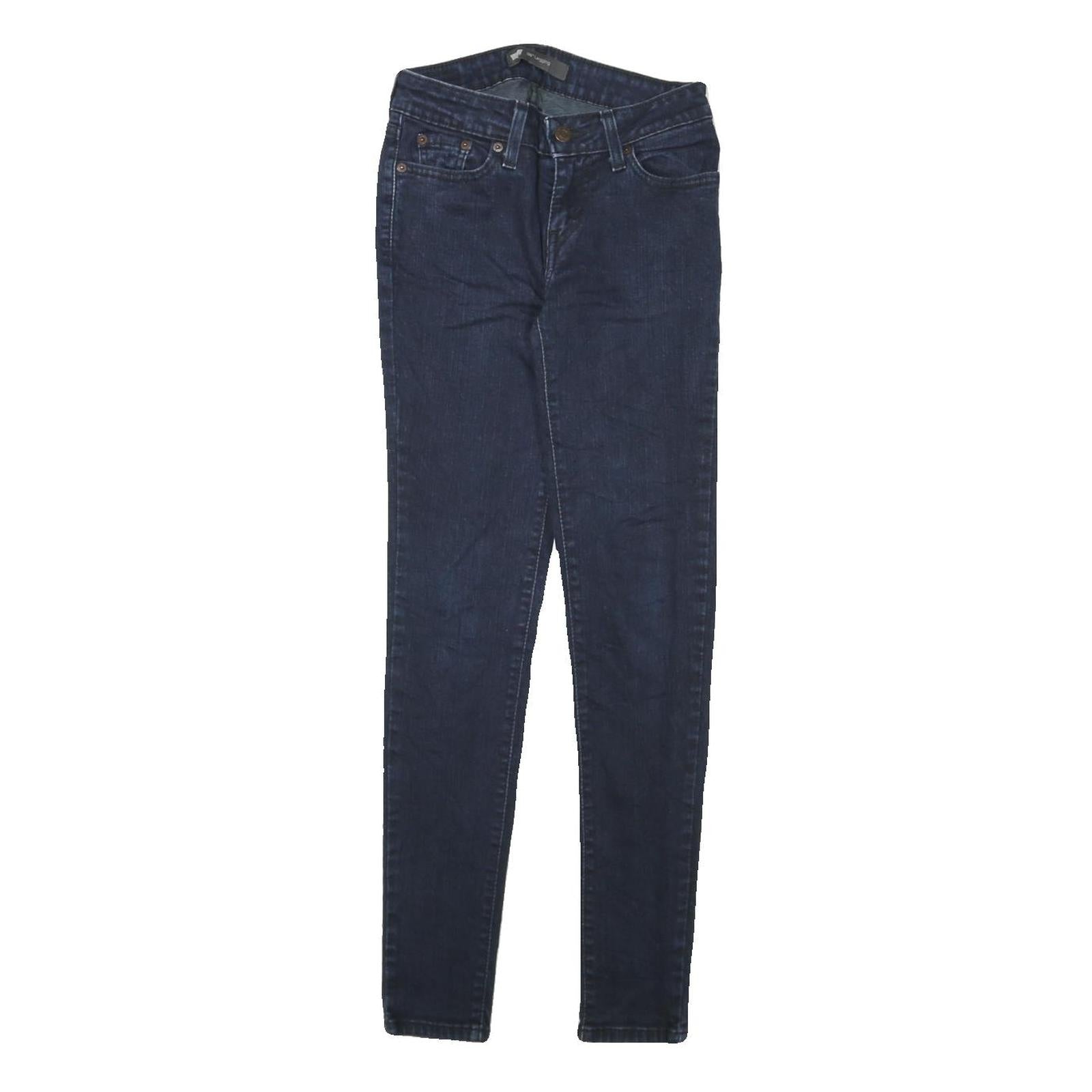 LEVI'S Womens Slim Fit 535 Slim Jeans Denim Dark W25 L28 Stretch Zip Fly Refurbished - N/A refurbished available on Cerqular