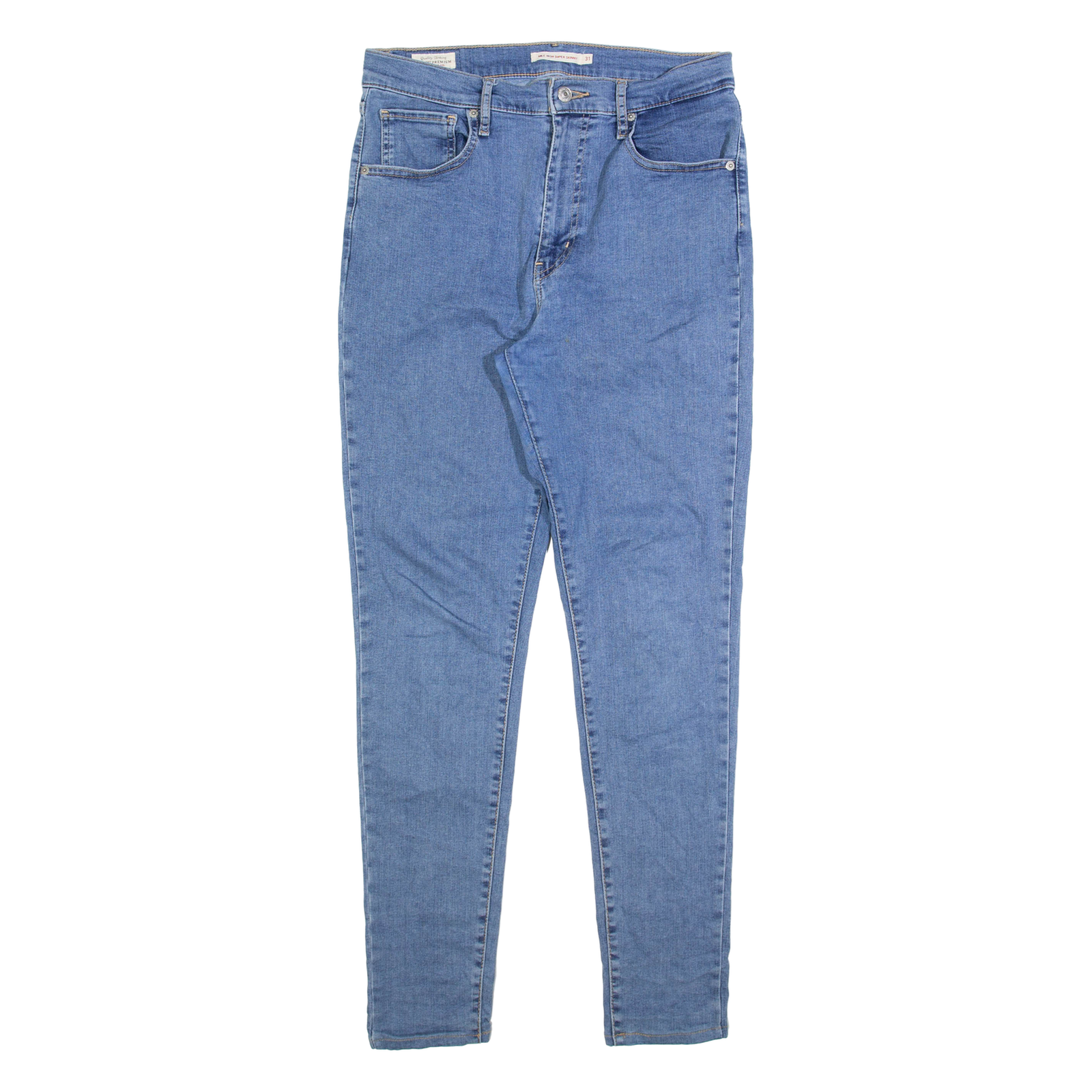 LEVI'S Mile High Big E Womens Jeans Blue Slim Skinny W31 L32 Refurbished - N/A refurbished available on Cerqular