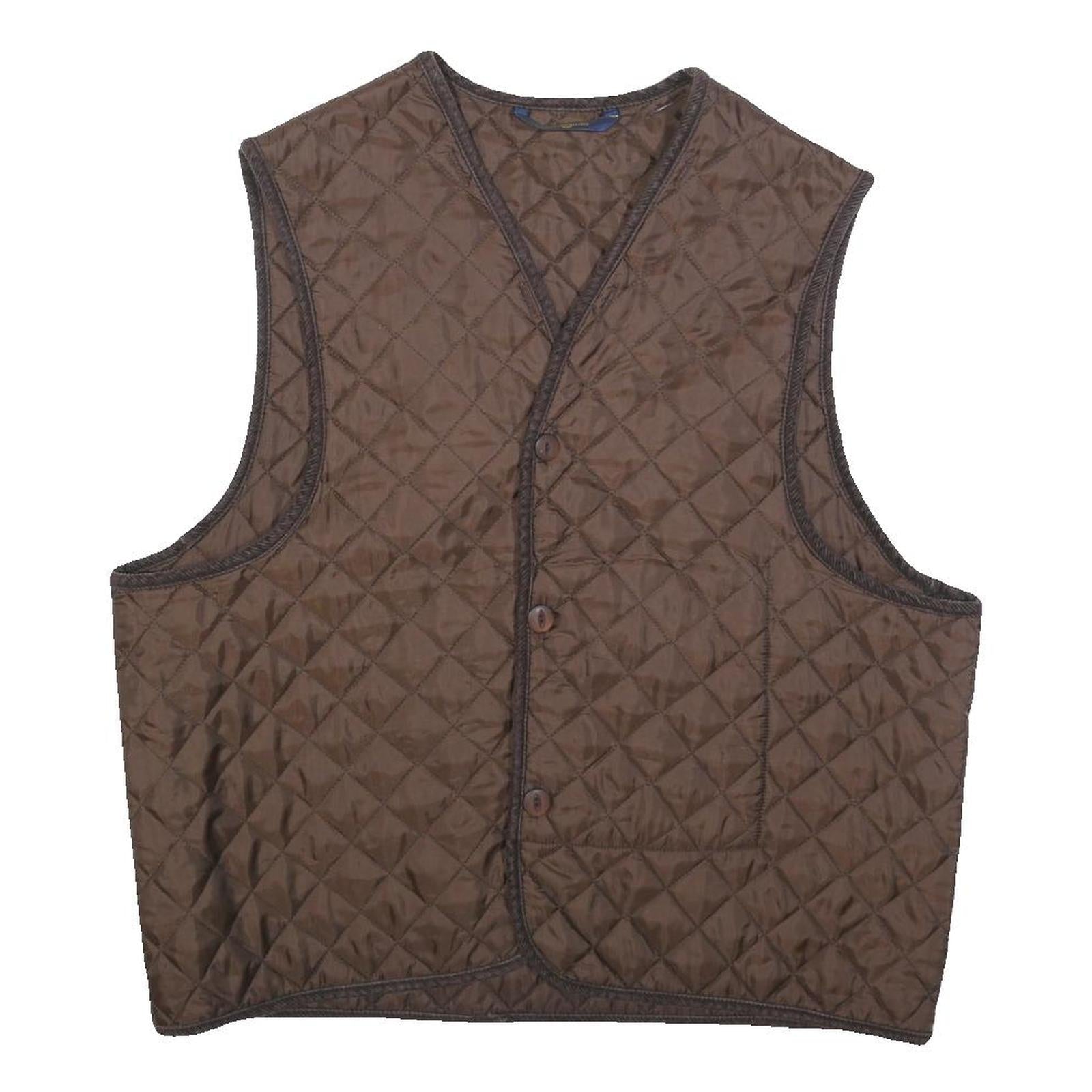 Buy HENRI LLOYD Mens Brown Quilted Vest L Polyester Button Closure Classic Fit Refurbished - $36.39 HENRI LLOYD Mens Brown Quilted Vest L Polyester Button Closure Classic Fit Refurbished - N/A refurbished available on Cerqular