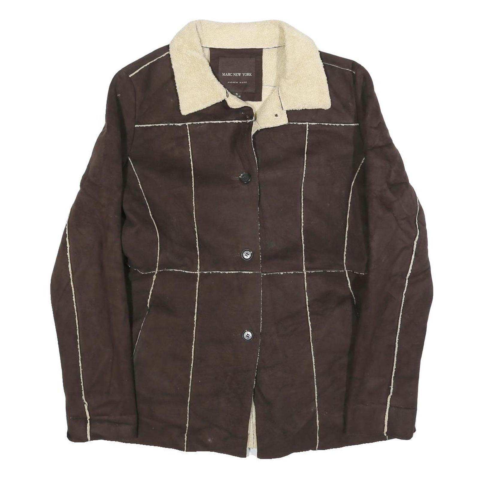 Buy ANDREW MARC Womens Brown & Cream Button Jacket S Polyester Blend Plain Button Refurbished - $46.79 ANDREW MARC Womens Brown & Cream Button Jacket S Polyester Blend Plain Button Refurbished - N/A refurbished available on Cerqular