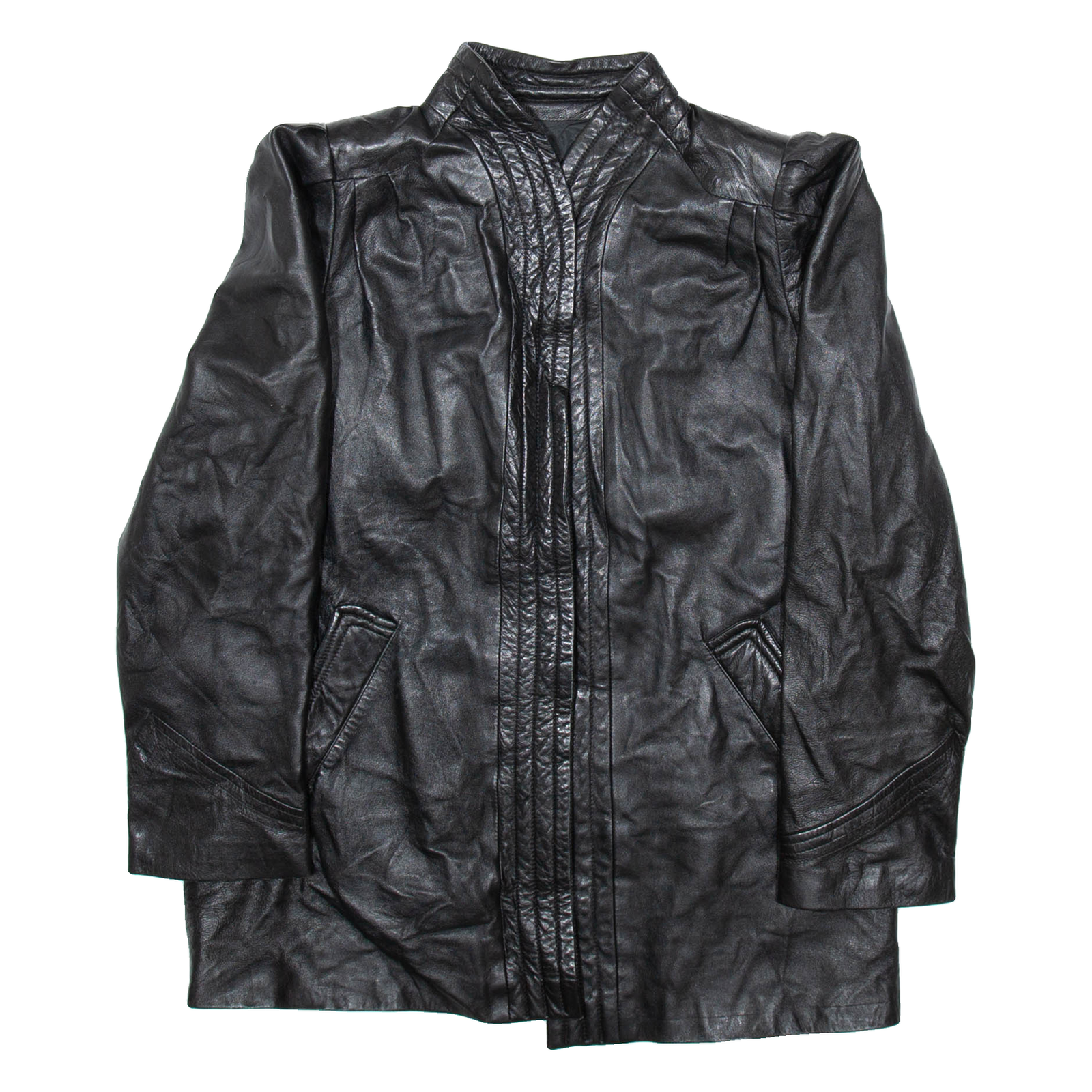 Buy Mens Jacket Black Leather Faux Leather L Refurbished - $50.69 Mens Jacket Black Leather Faux Leather L Refurbished - N/A refurbished available on Cerqular
