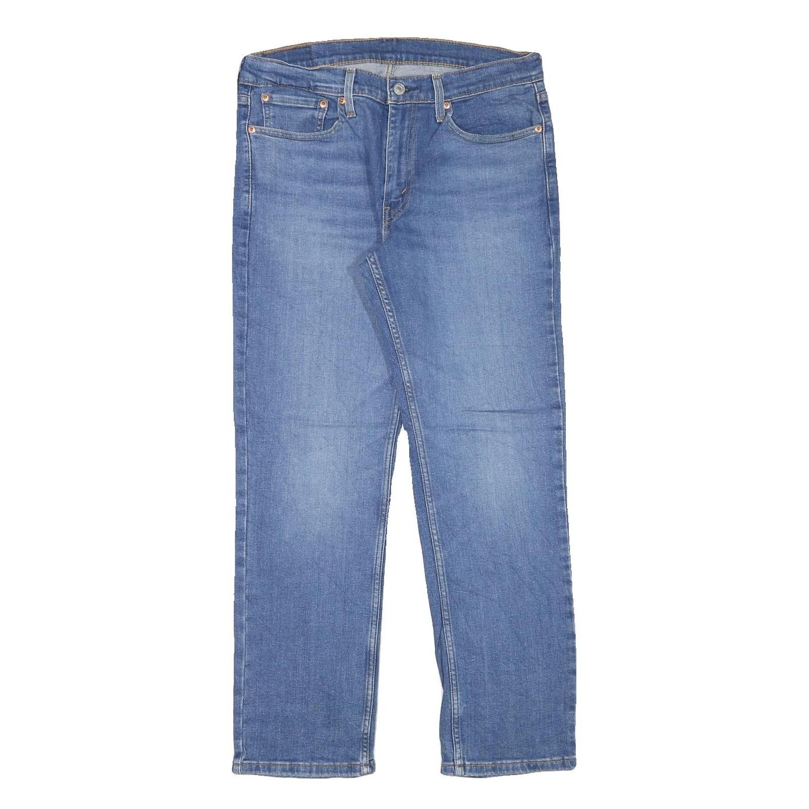 LEVI'S Mens Regular Blue Denim Jeans Zip W32 L28 Classic Comfort Everyday Wear Refurbished - N/A refurbished available on Cerqular