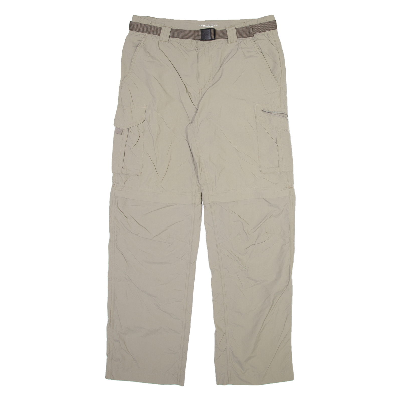 COLUMBIA Detachable Legs Mens Trousers Beige Regular Straight Nylon W31 L30 Refurbished - N/A refurbished available on Cerqular