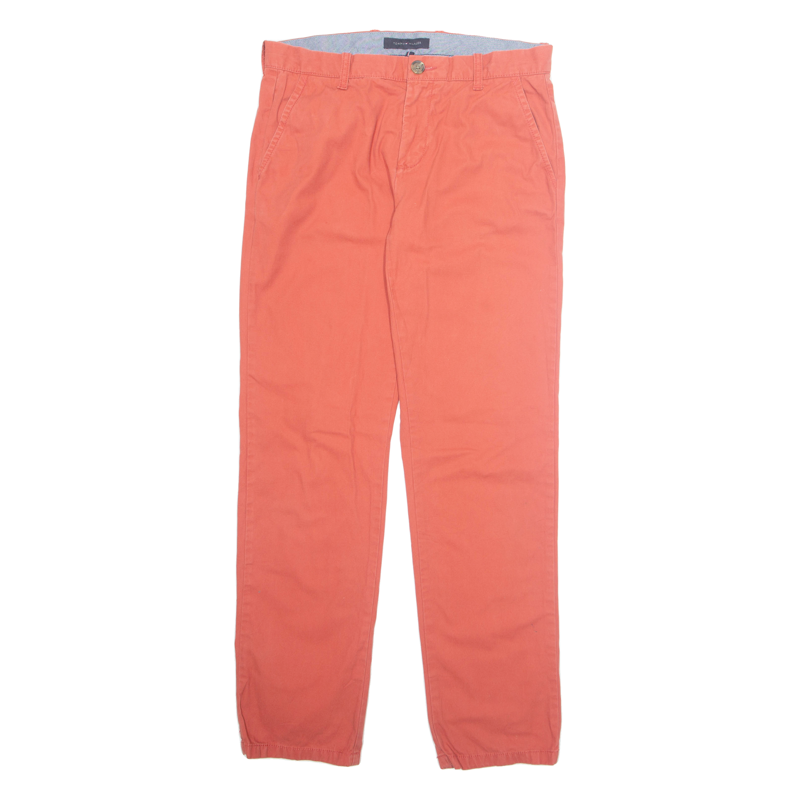 Buy TOMMY HILFIGER Chino Custom Fit Mens Trousers Orange Regular Tapered W31 L32 Refurbished - $21.83 TOMMY HILFIGER Chino Custom Fit Mens Trousers Orange Regular Tapered W31 L32 Refurbished - N/A refurbished available on Cerqular