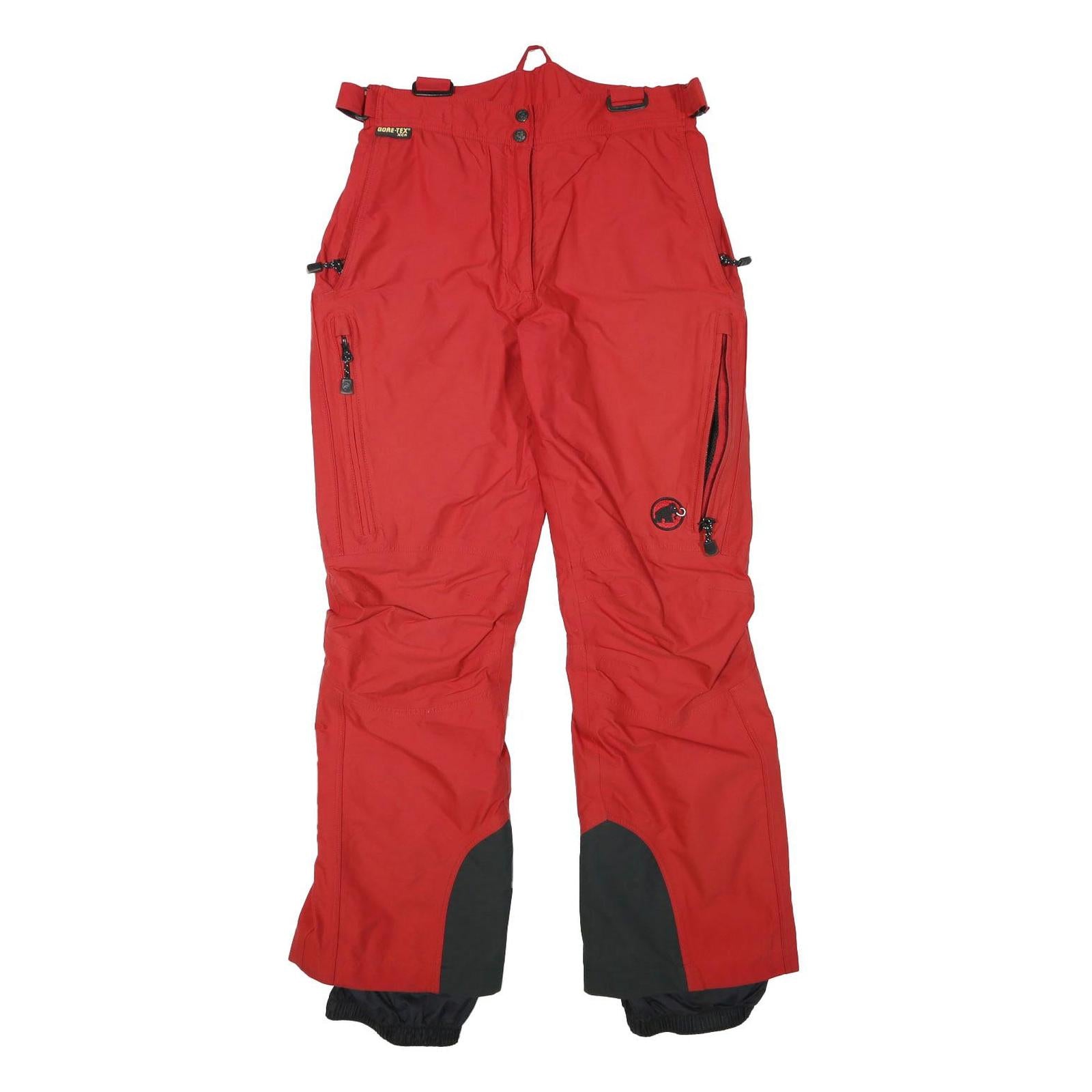 MAMMUT Womens Polyester Blend Red Relaxed Ski Snow Trousers W28 L30 Outdoor Refurbished - N/A refurbished available on Cerqular
