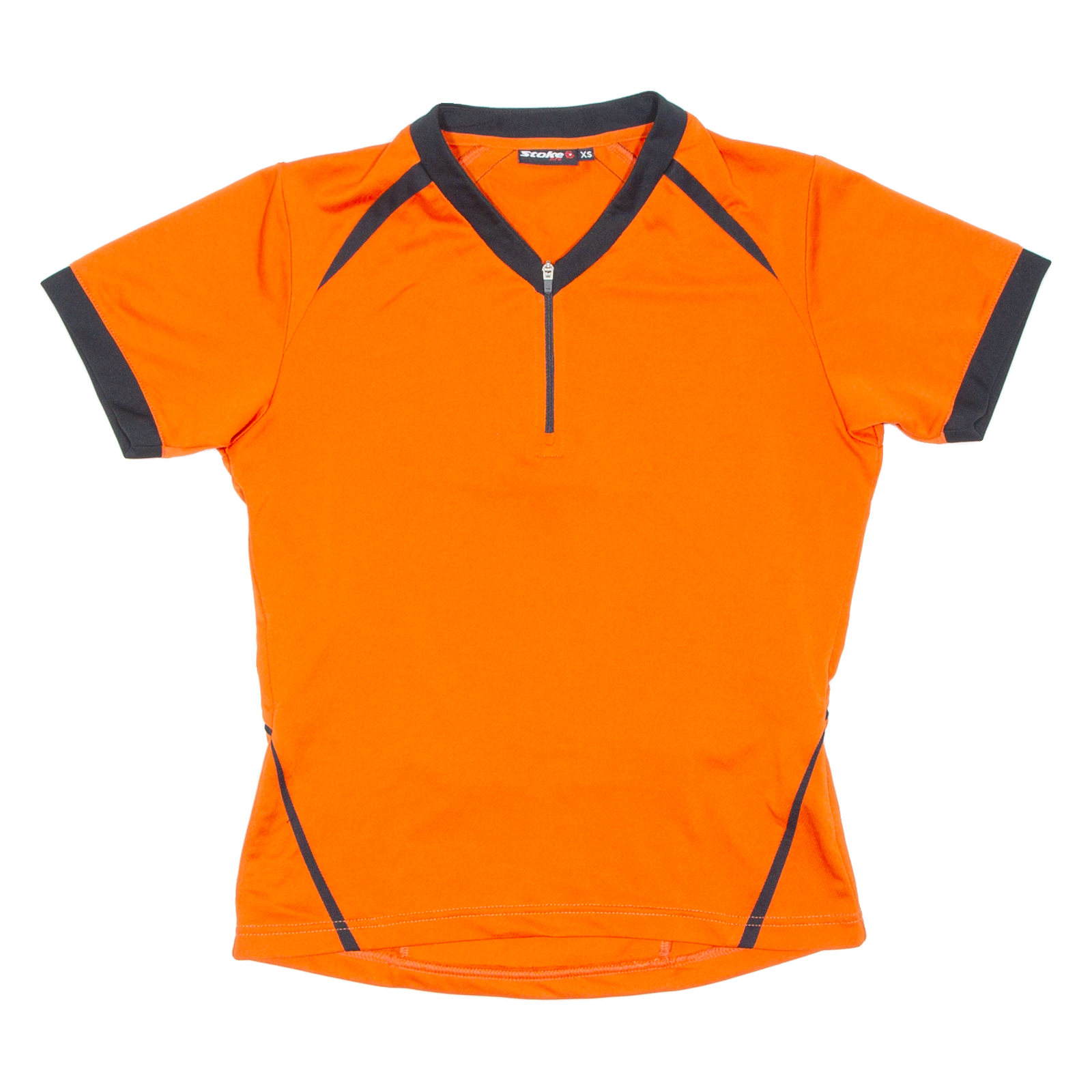 Cycling Womens Jersey Orange 1/2 Zip XS Refurbished - N/A refurbished available on Cerqular