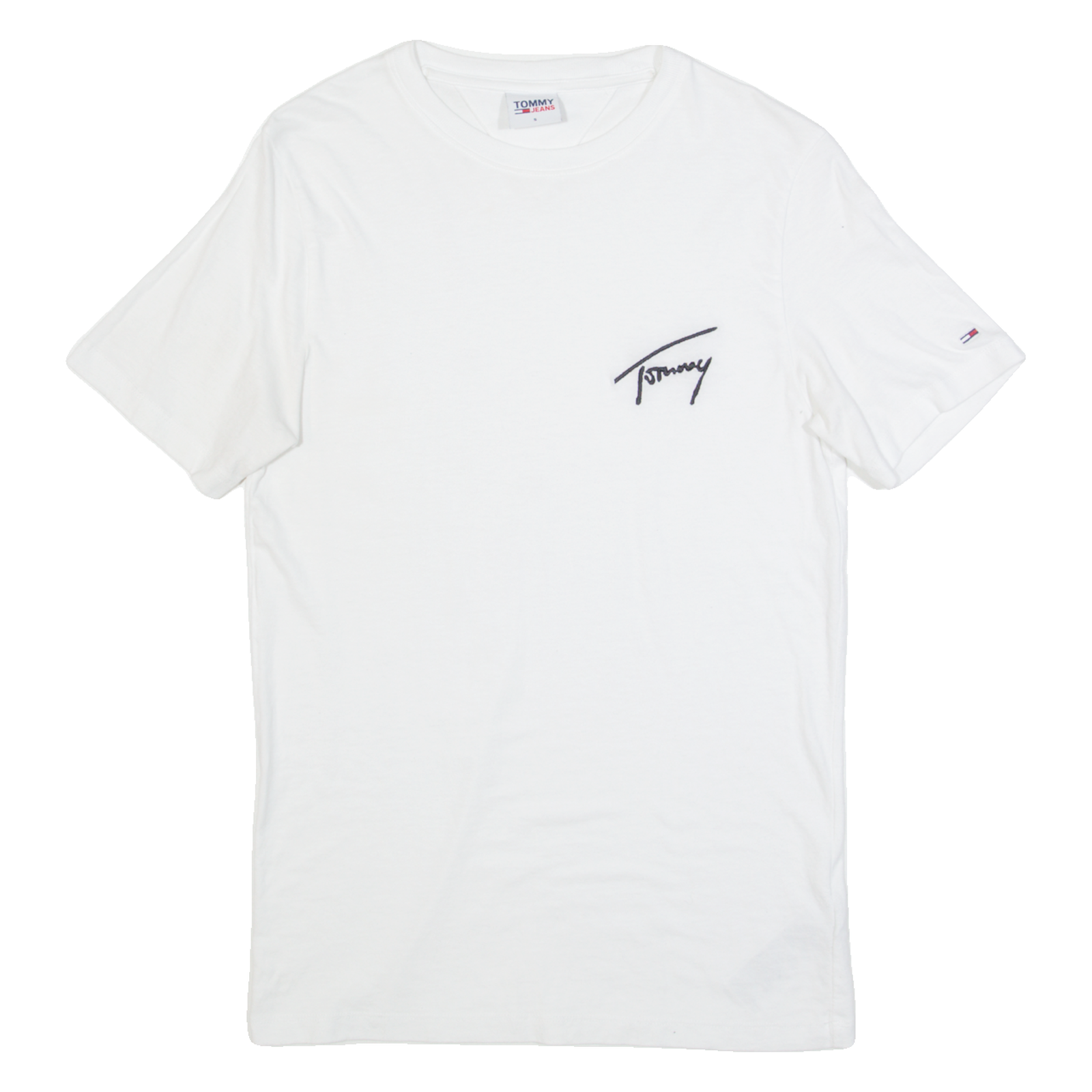 TOMMY JEANS Mens T-Shirt White S Refurbished - N/A refurbished available on Cerqular