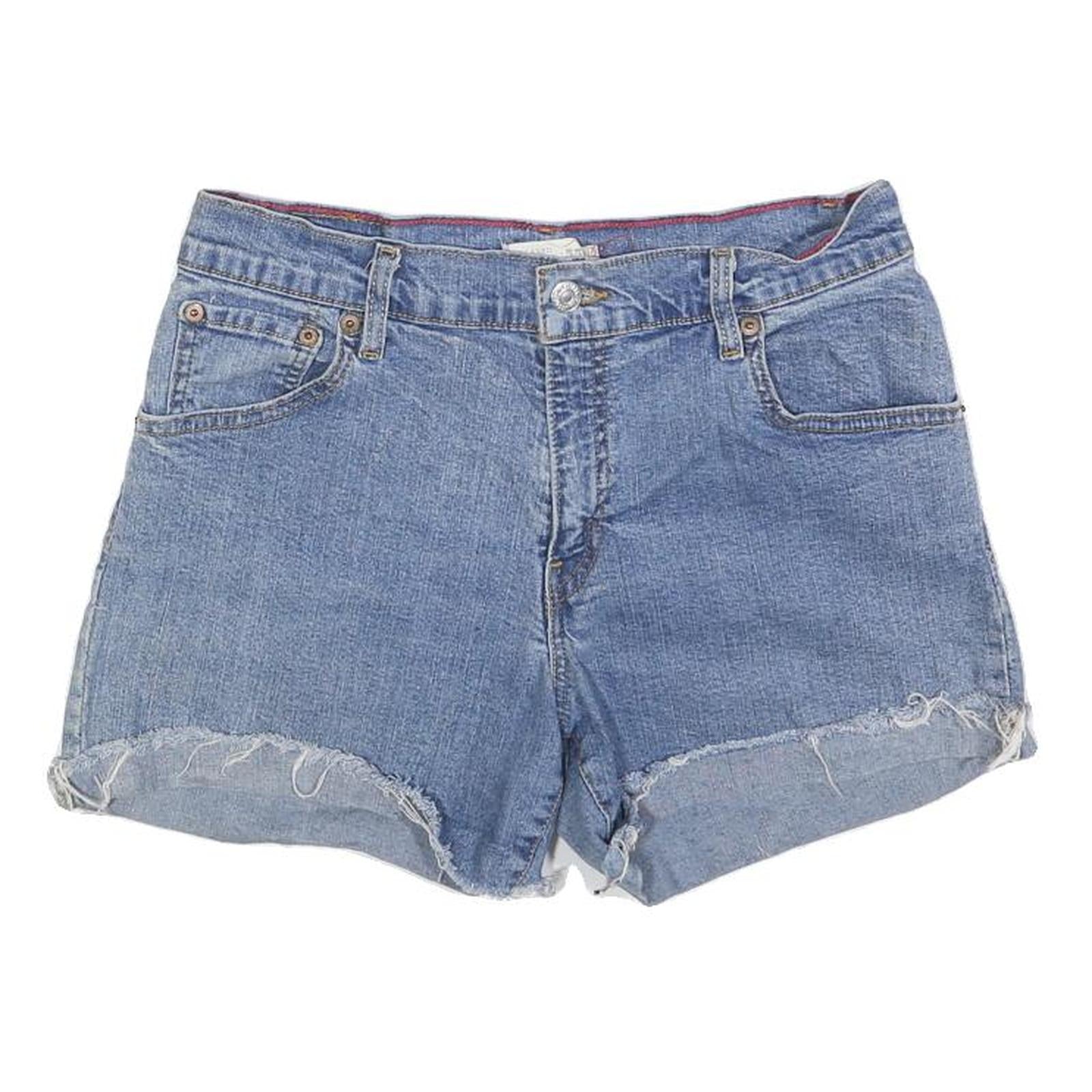 Buy LEVI'S Womens Denim Blue Casual Shorts S W28 Frayed Hem Classic Fit Refurbished - $25.99 LEVI'S Womens Denim Blue Casual Shorts S W28 Frayed Hem Classic Fit Refurbished - N/A refurbished available on Cerqular