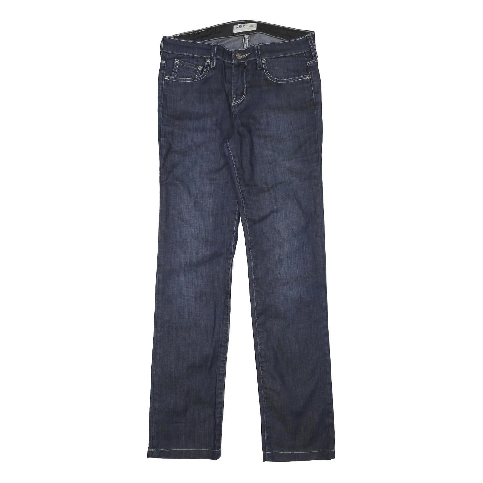 LEE Womens Jeans Blue Slim Slim Skinny Denim Medium W28 L30 Classic Zip Refurbished - N/A refurbished available on Cerqular