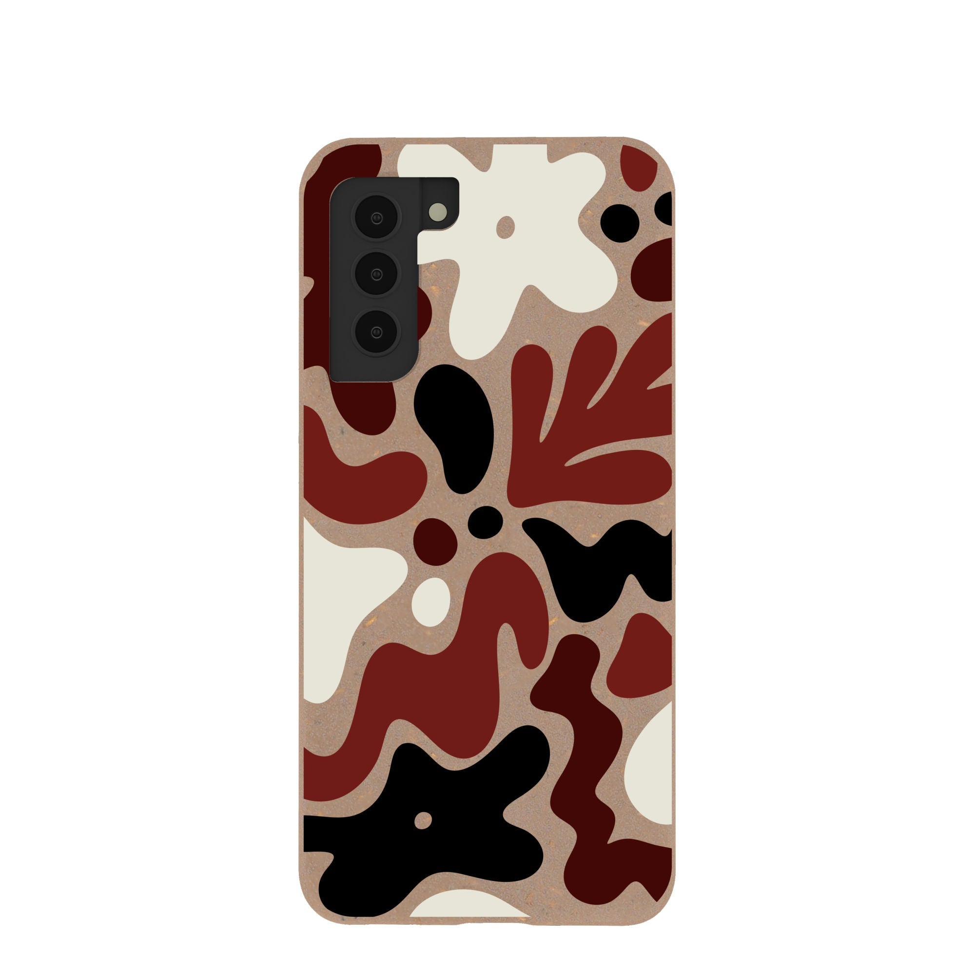 Chocolate Brown Earthy Curves Samsung Galaxy S21 Case Refurbished - Pela Case refurbished available on Cerqular
