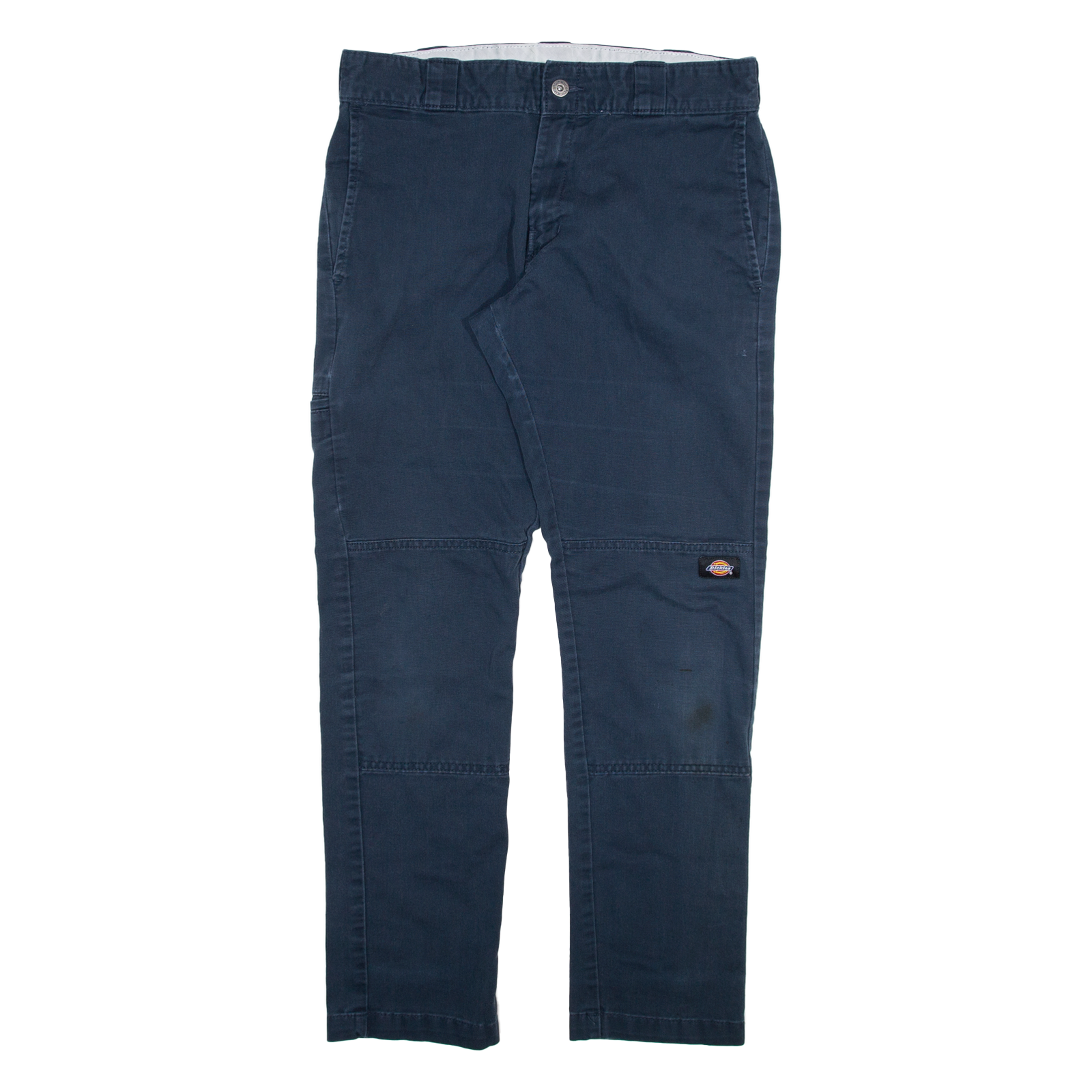 DICKIES Mens Trousers Blue Slim Straight W32 L32 Refurbished - N/A refurbished available on Cerqular