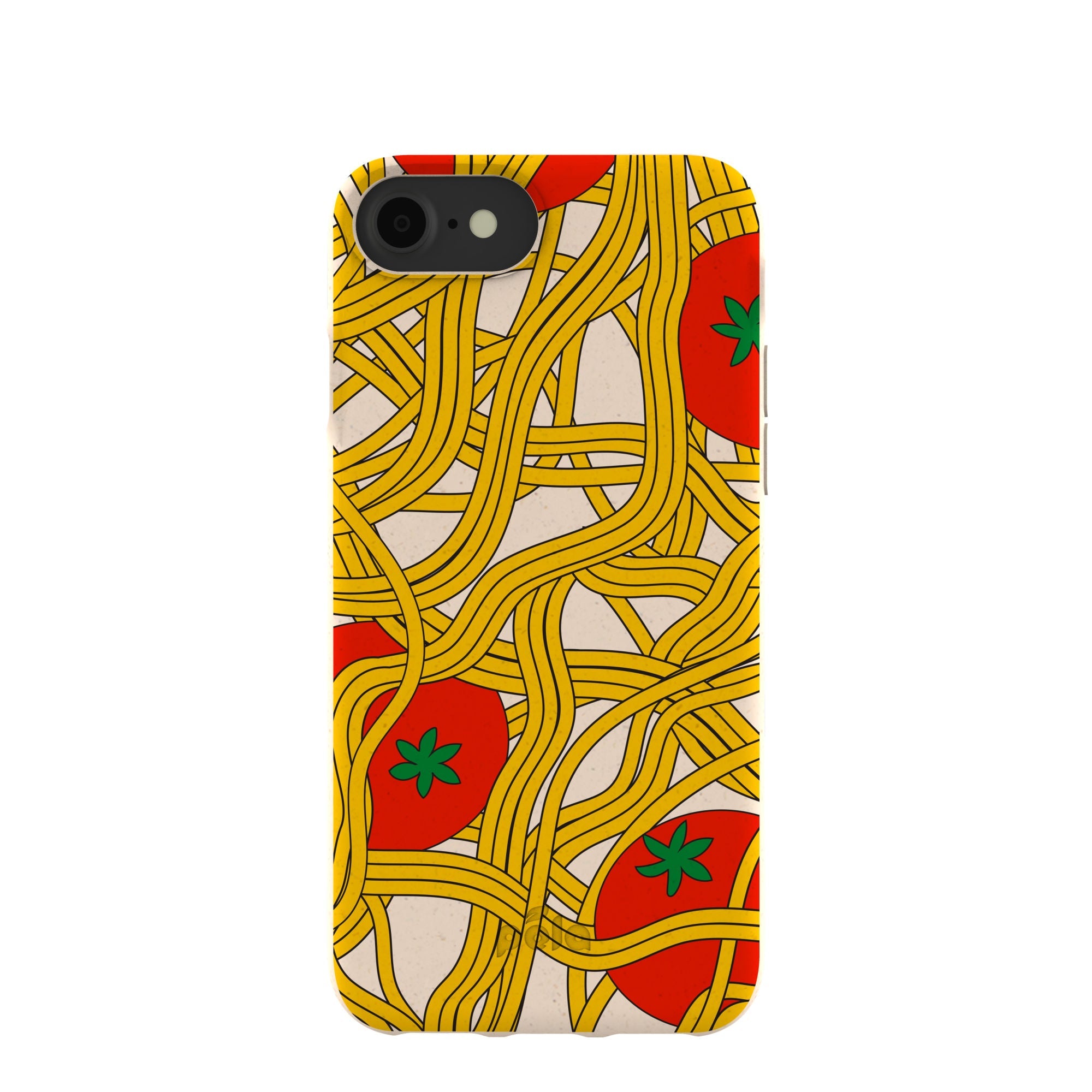 Seashell Spaghetti Splash iPhone 6/6s/7/8/SE Case Refurbished - Pela Case refurbished available on Cerqular