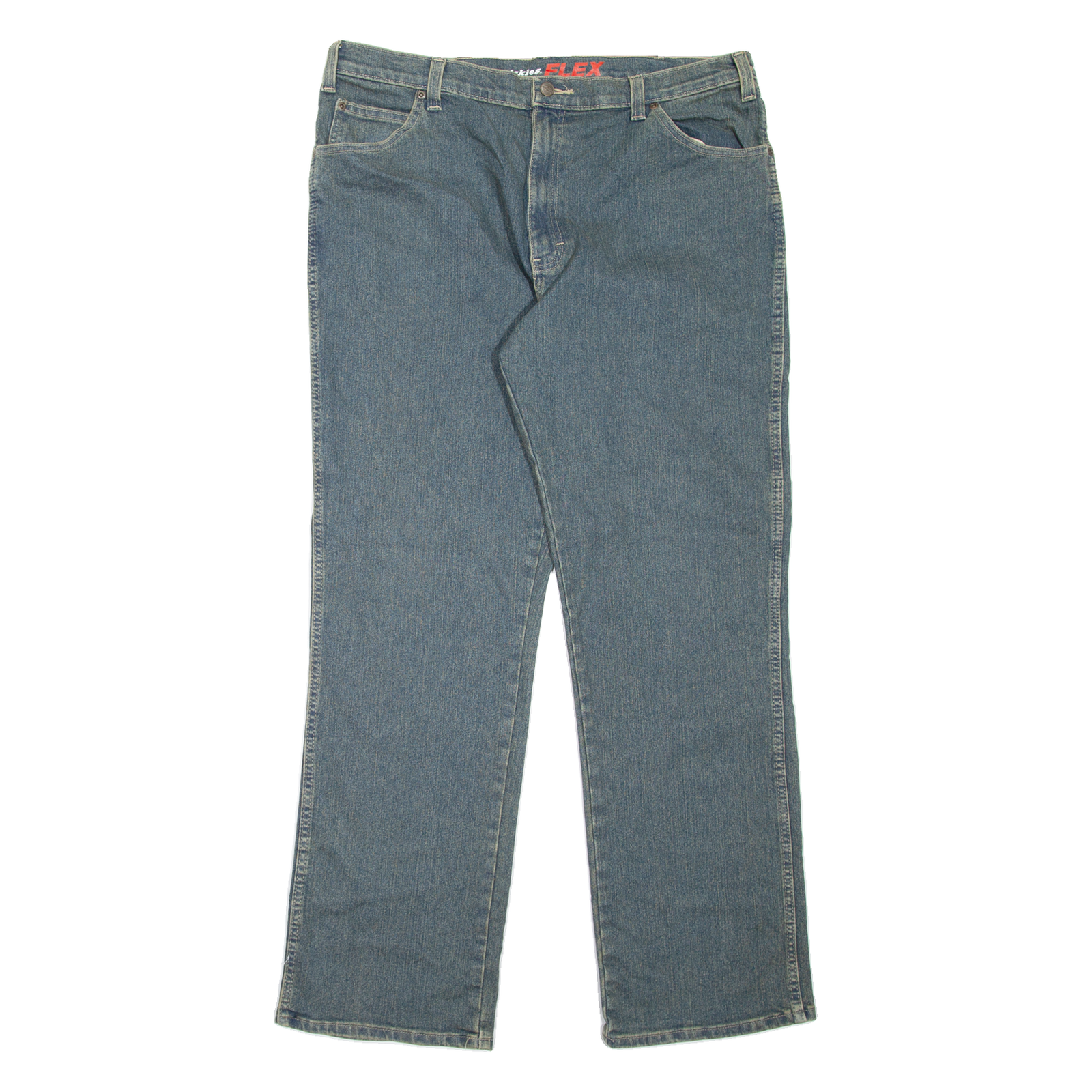 DICKIES Workwear Mens Jeans Blue Regular Straight W36 L34 Refurbished - N/A refurbished available on Cerqular