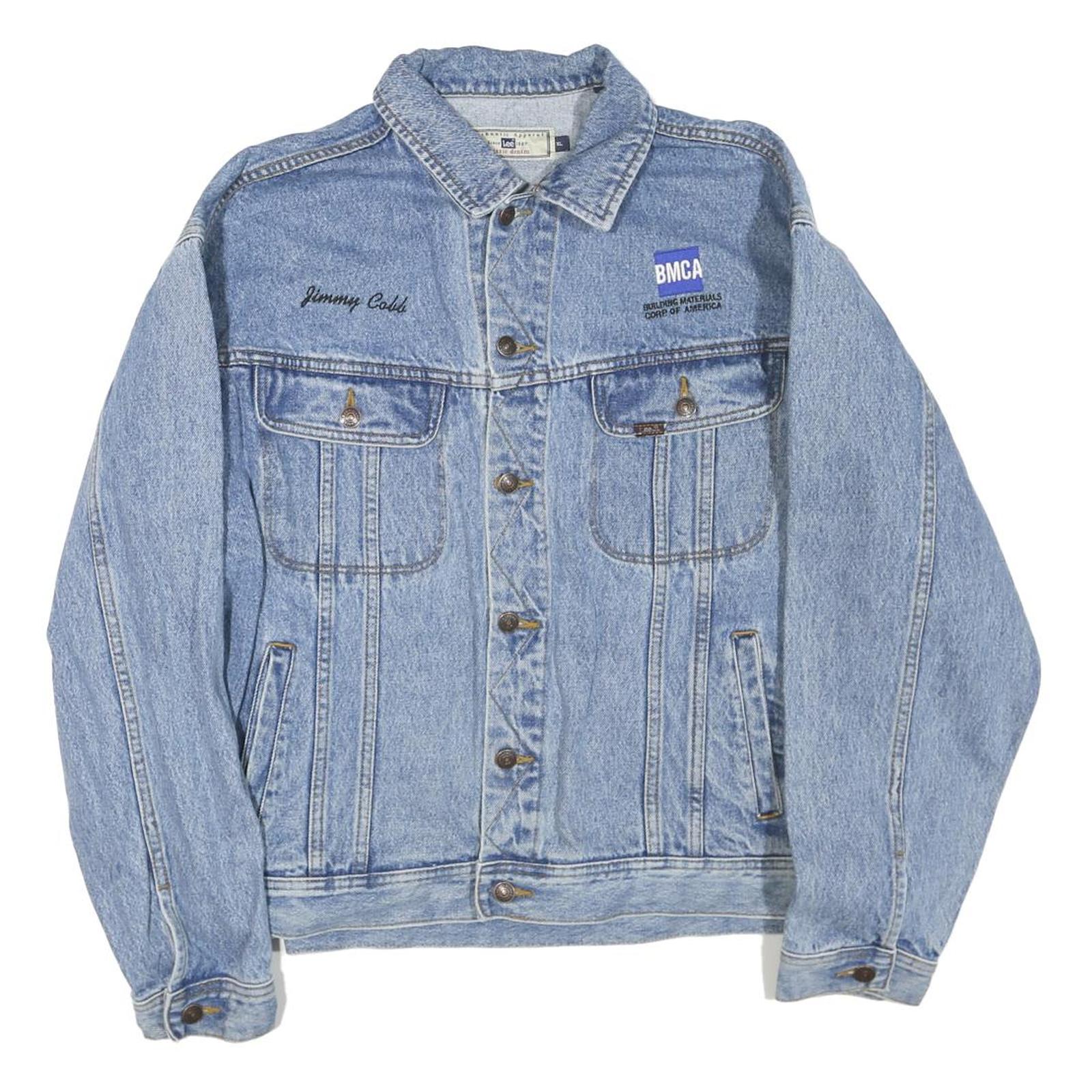 Buy LEE Mens Blue Denim Jacket XL Cotton Blend Button Plain Classic Worker Style Refurbished - $49.39 LEE Mens Blue Denim Jacket XL Cotton Blend Button Plain Classic Worker Style Refurbished - N/A refurbished available on Cerqular