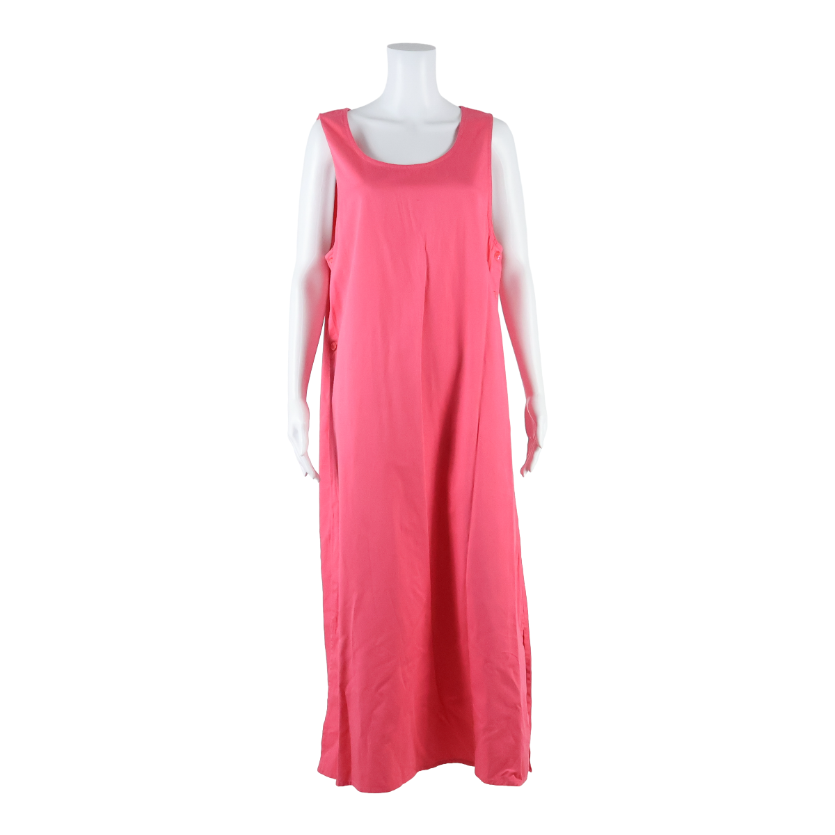 EXPRESSIONS Womens Shift Dress Pink Sleeveless Long L Refurbished - N/A refurbished available on Cerqular