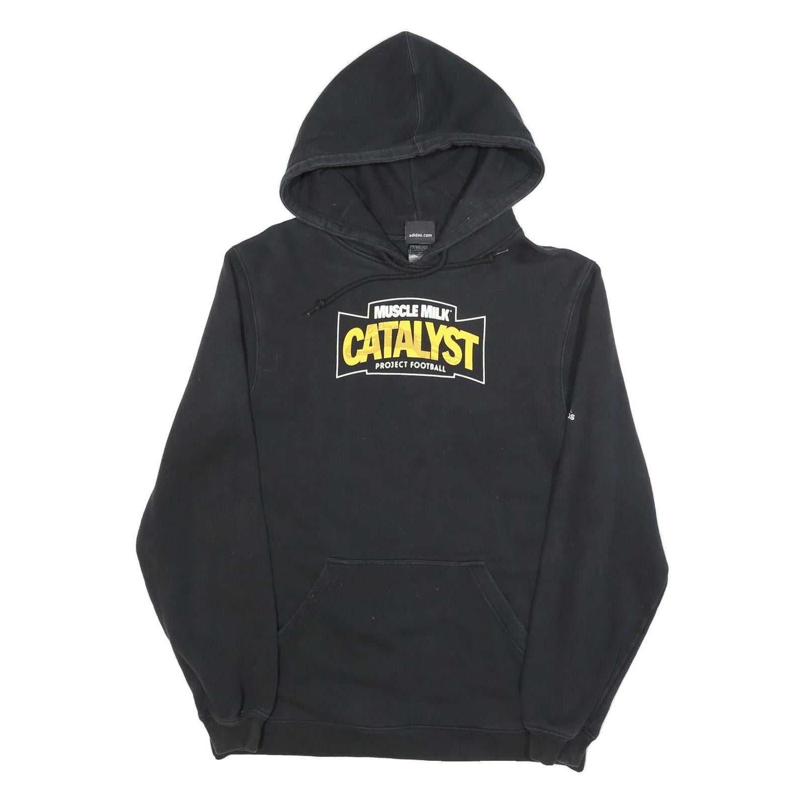 ADIDAS Mens Black Muscle Milk Catalyst Pullover Hoodie M Sports Sweatshirt Refurbished - N/A refurbished available on Cerqular