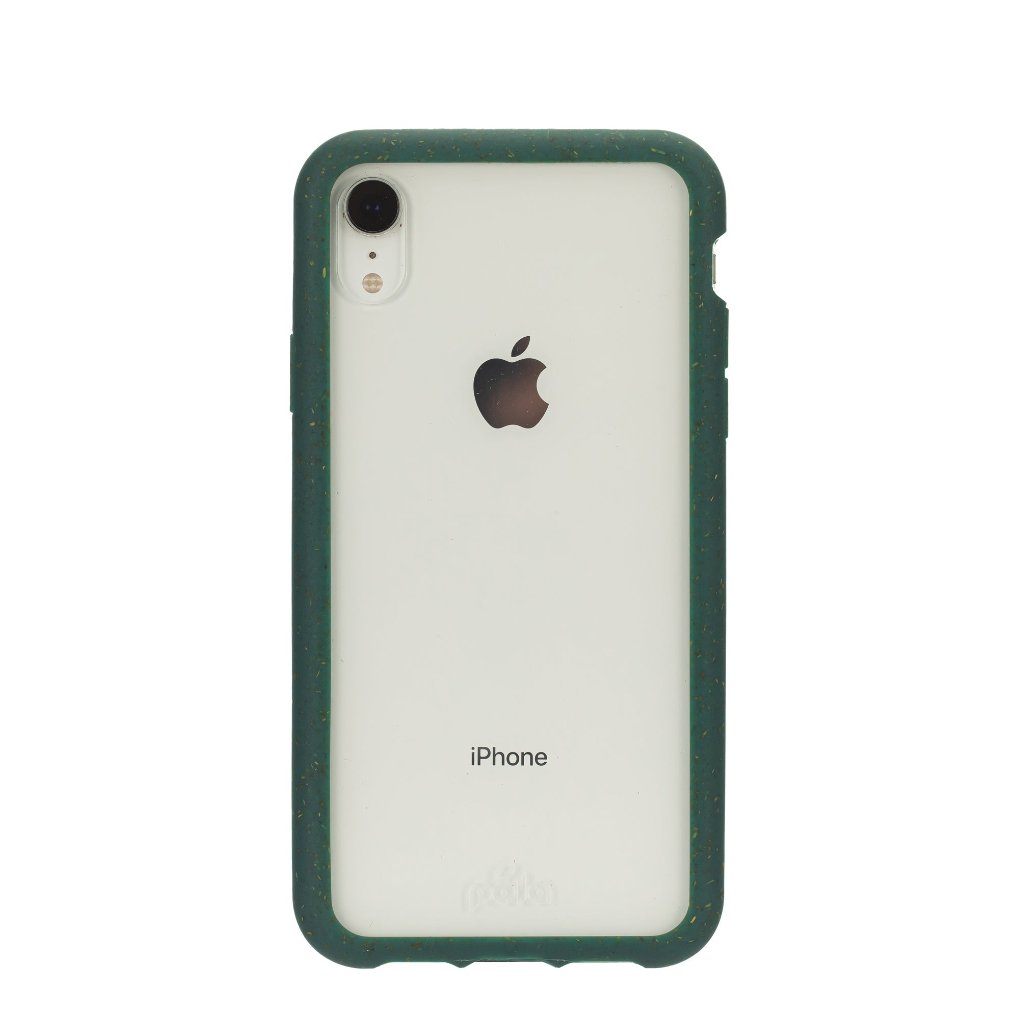 Clear iPhone XR Case with Green Ridge Refurbished - Pela Case refurbished available on Cerqular