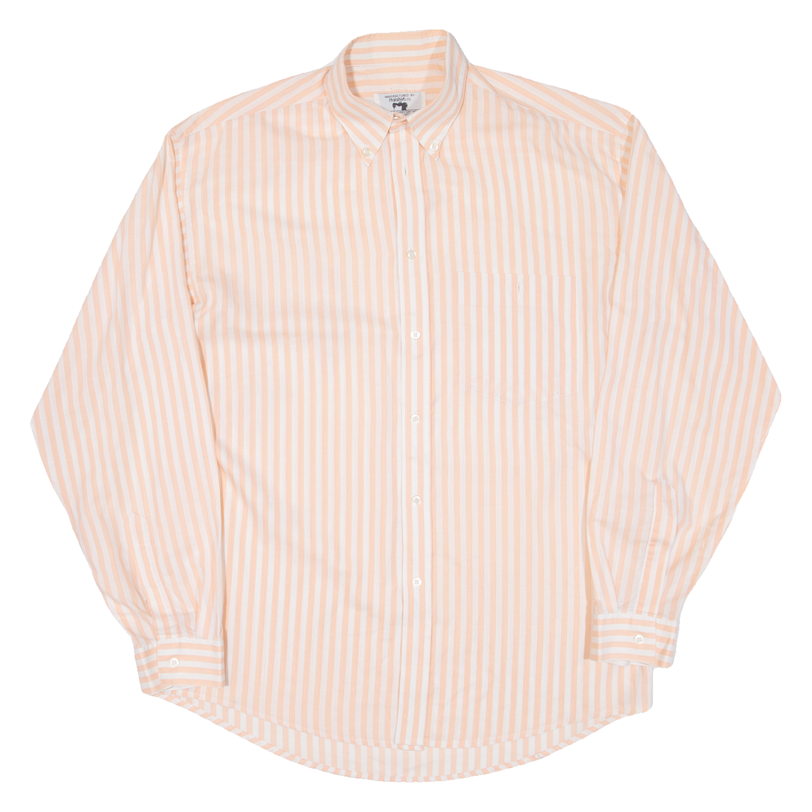Mens Shirt Pink Striped Long Sleeve M Refurbished - N/A refurbished available on Cerqular