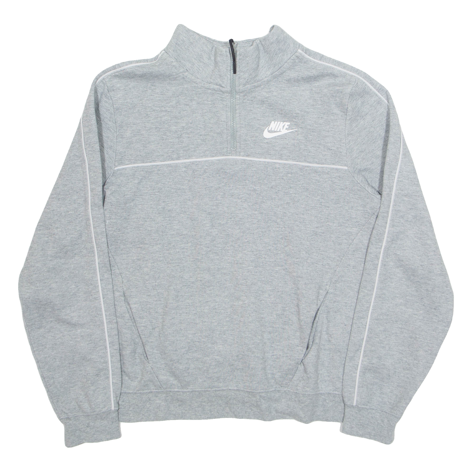 Buy NIKE Womens Sweatshirt Grey 1/4 Zip XS Refurbished - $36.39 NIKE Womens Sweatshirt Grey 1/4 Zip XS Refurbished - N/A refurbished available on Cerqular