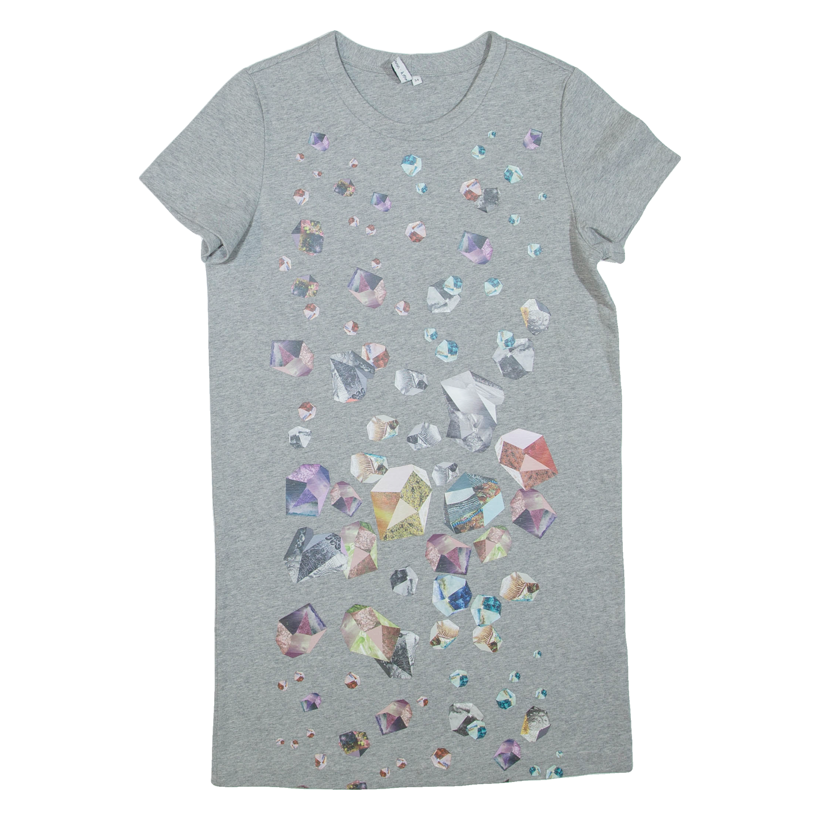 & OTHER STORIES Womens T-Shirt Dress Grey Short Sleeve Short S Refurbished - N/A refurbished available on Cerqular