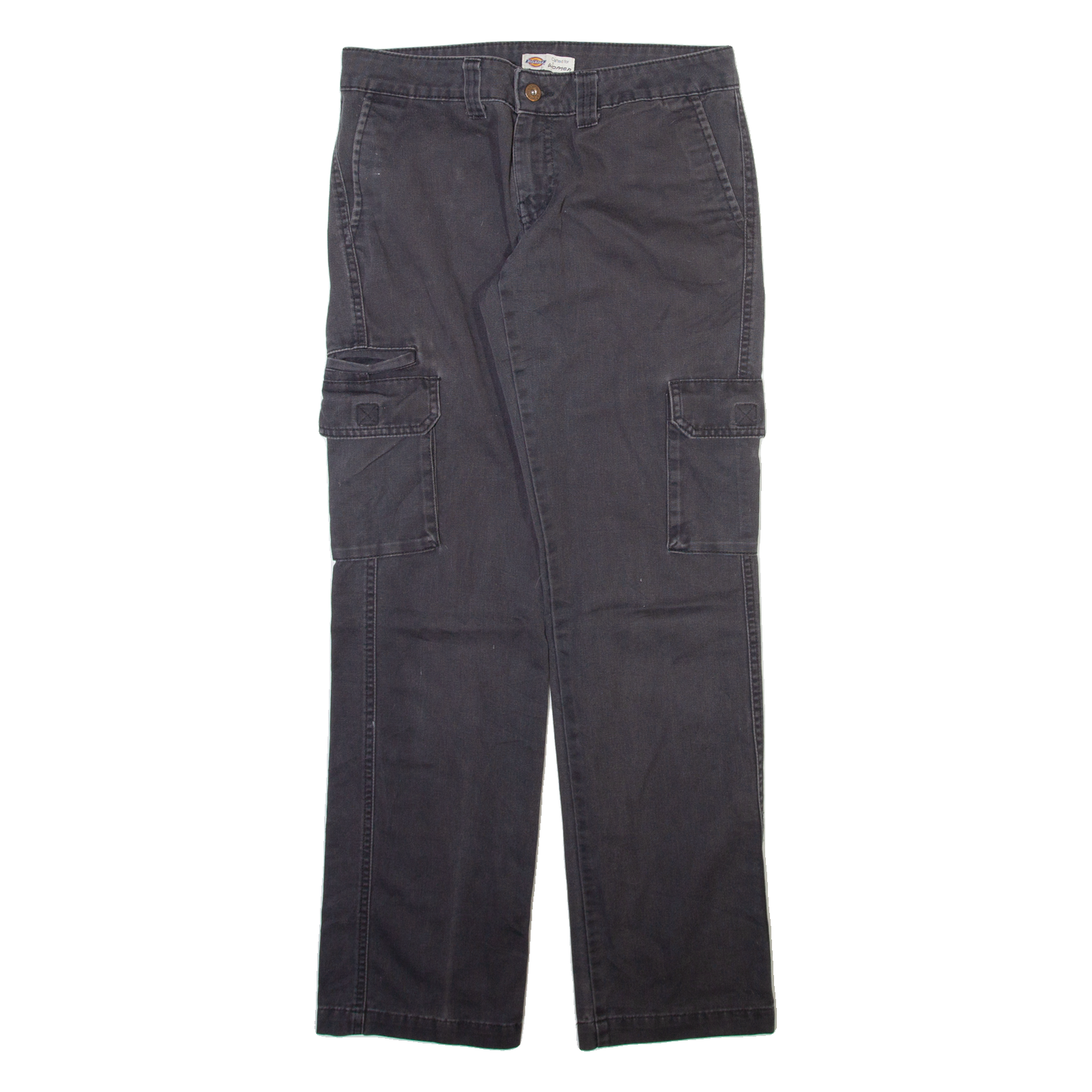 DICKIES Cargo Womens Trousers Grey Regular Straight W30 L30 Refurbished - N/A refurbished available on Cerqular