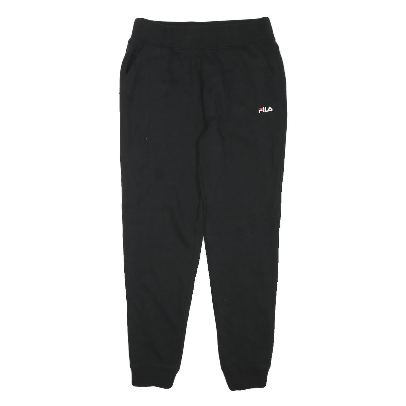 FILA Mens Joggers Black Slim Tapered M W32 L29 Cotton Blend Casual Sweatpants Refurbished - N/A refurbished available on Cerqular