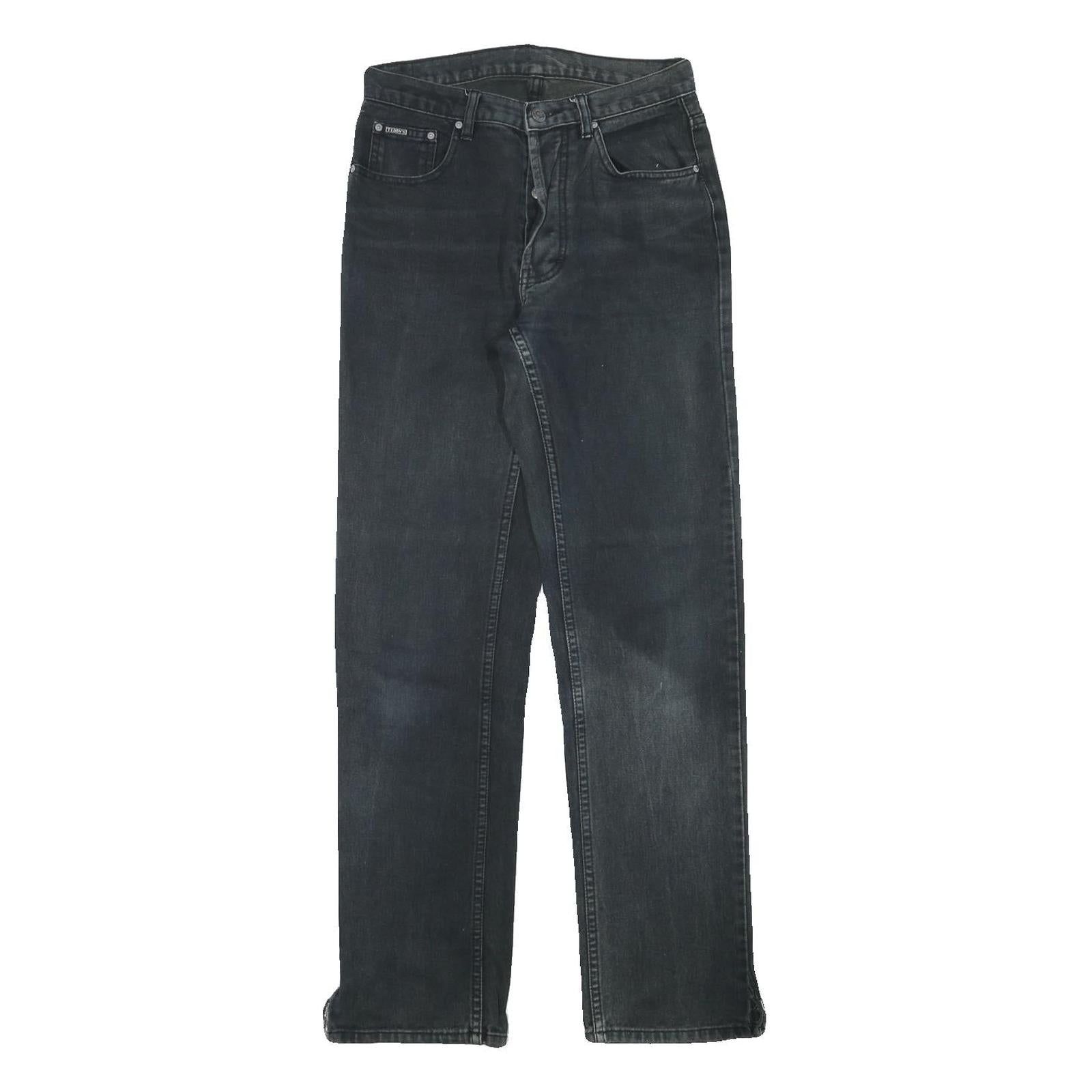 TEDDYS Womens Black Denim Regular Fit Straight Leg Cotton Blend Jeans W27 L31 Refurbished - N/A refurbished available on Cerqular
