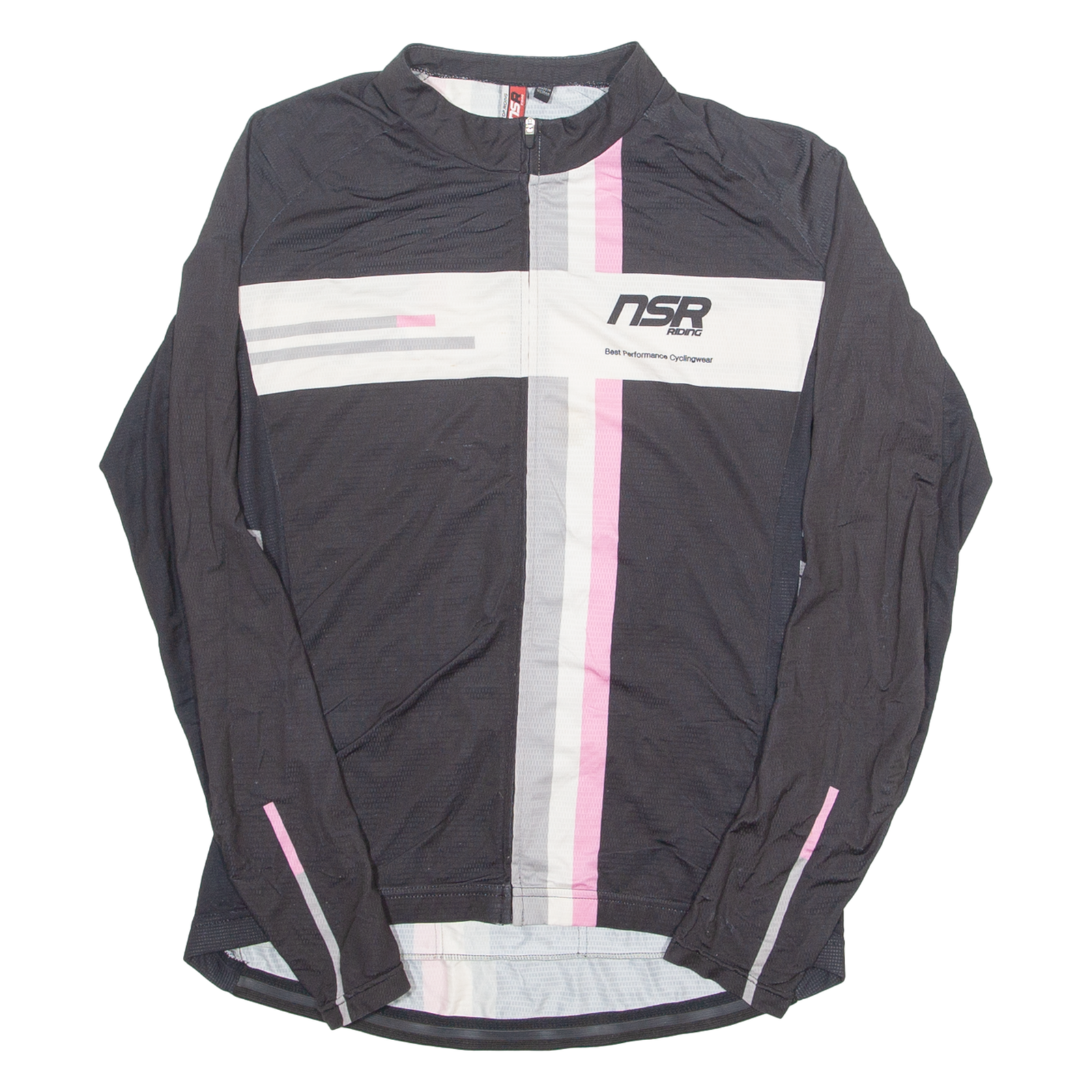 NEVER STOP RIDING Cycling Womens Jersey Black Long Sleeve 1/4 Zip M Refurbished - N/A refurbished available on Cerqular