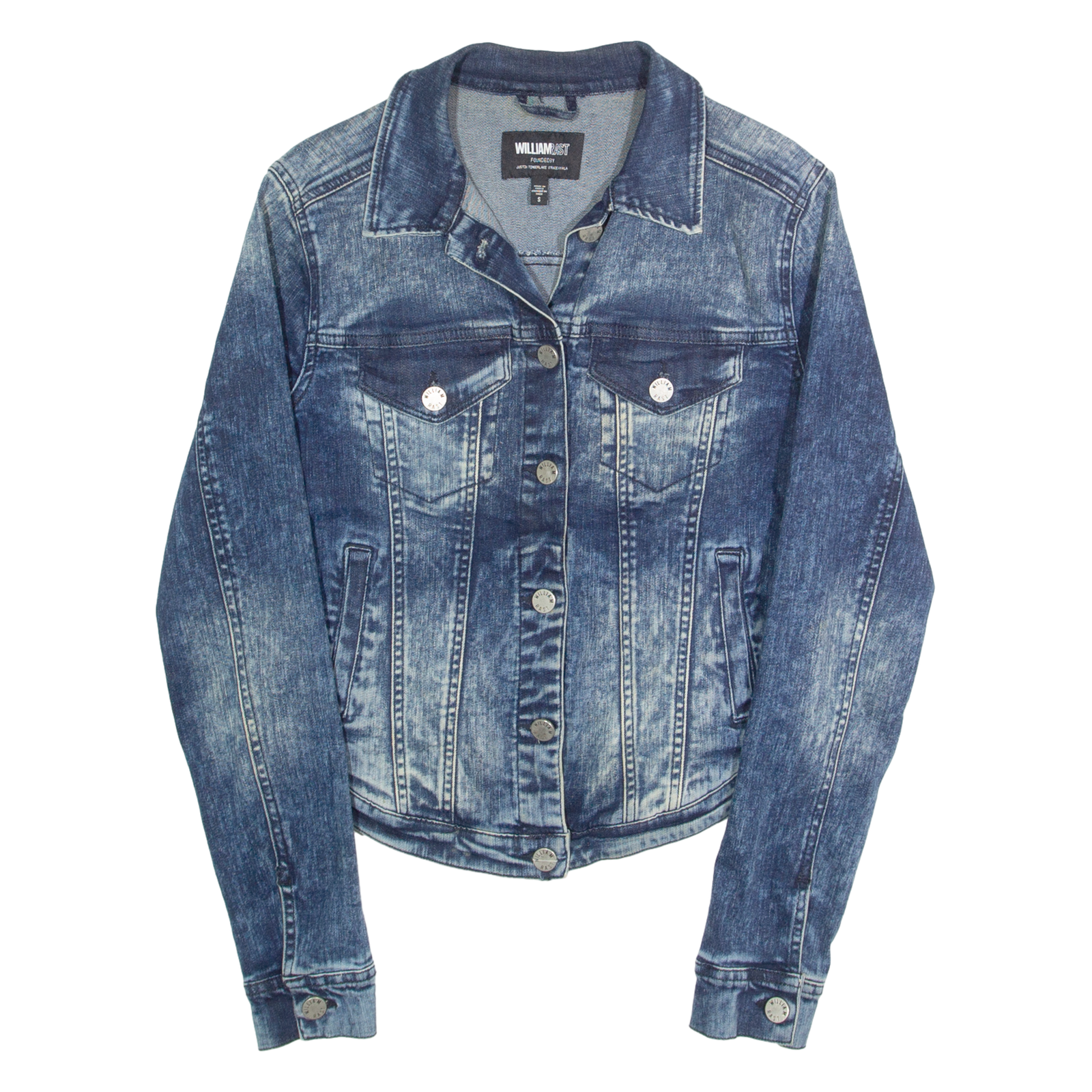 WILLIAM RAST Womens Denim Jacket Blue S Refurbished - N/A refurbished available on Cerqular
