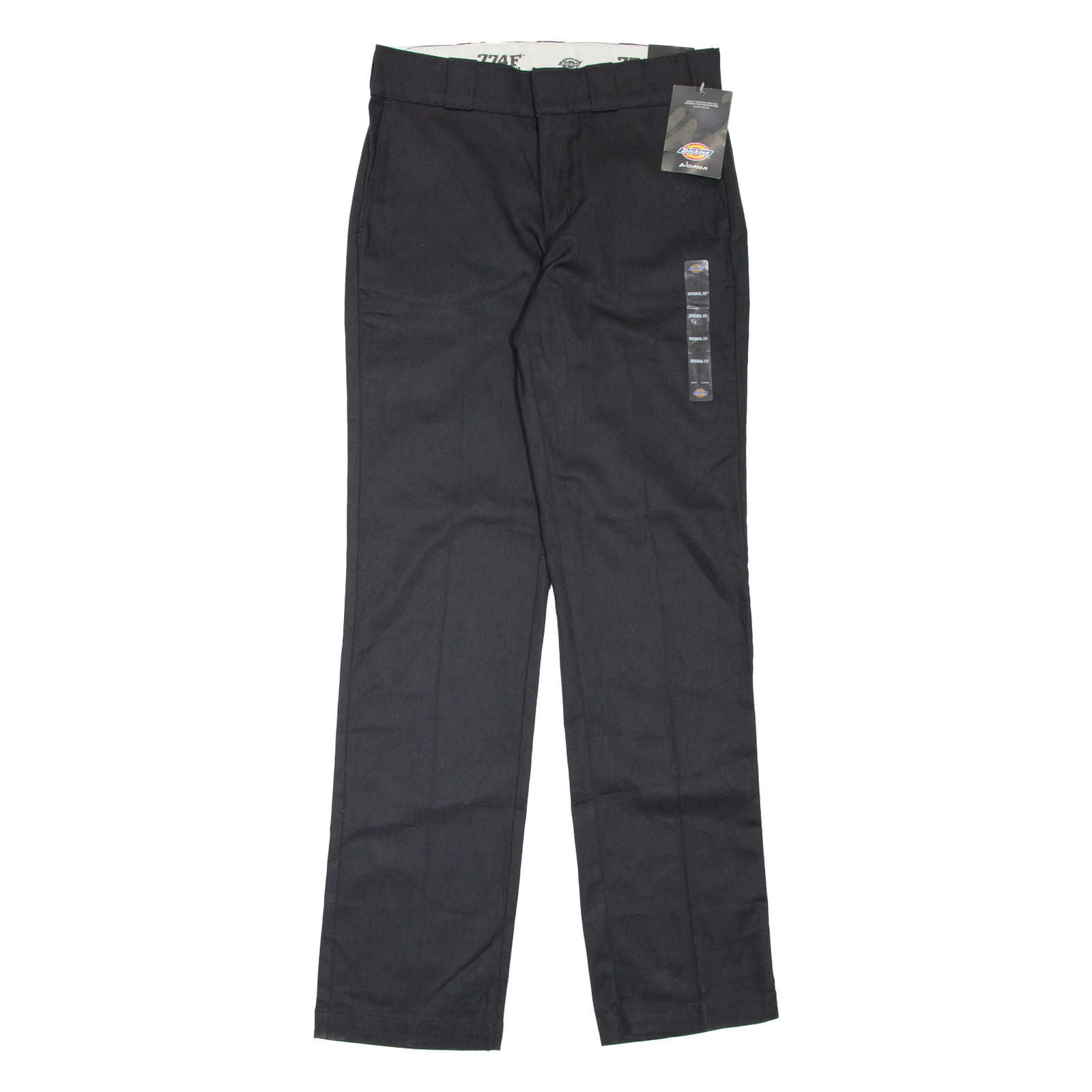 DICKIES 774F Workwear Womens Trousers Black Regular Straight W30 L32 Refurbished - N/A refurbished available on Cerqular