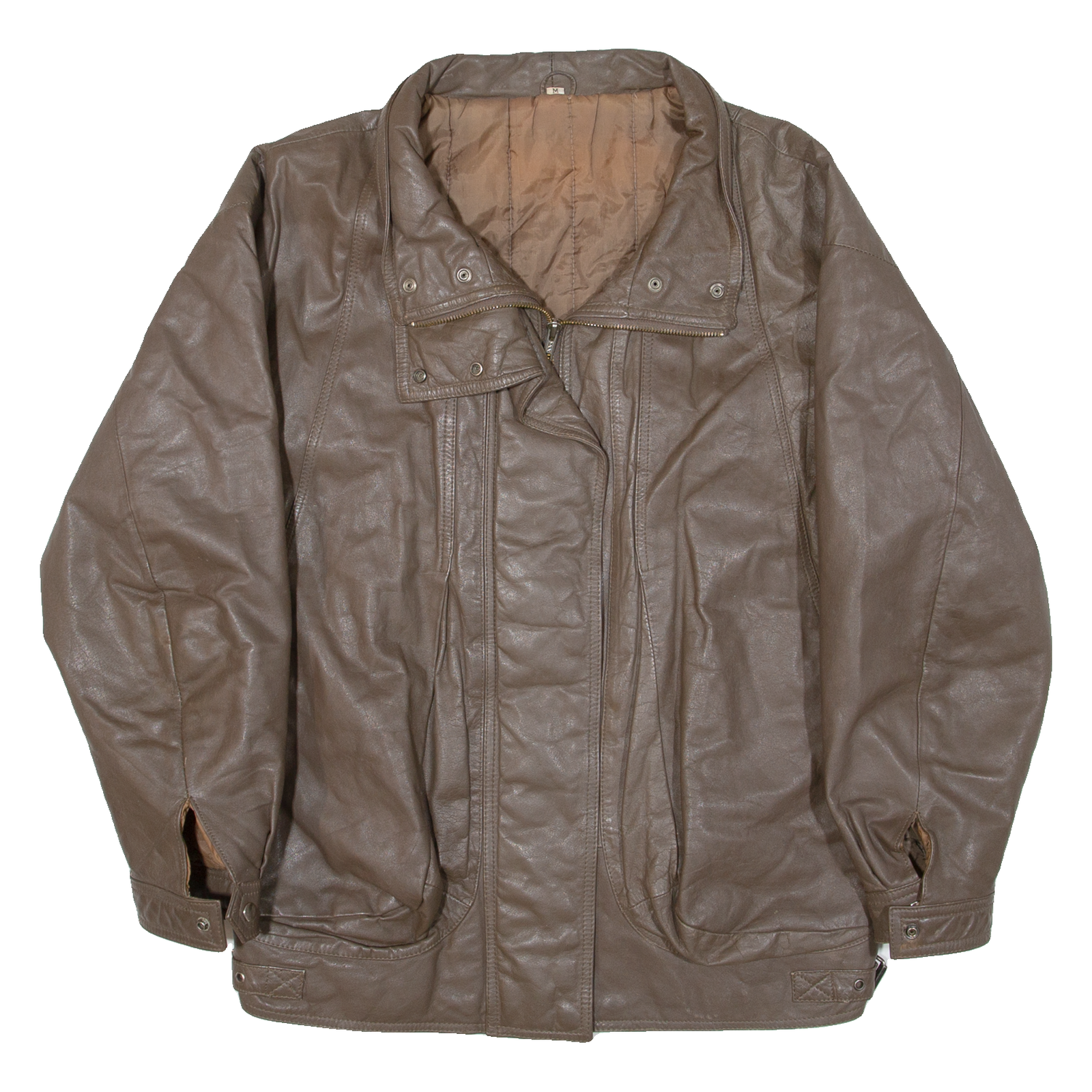 Womens Jacket Brown Leather M Refurbished - N/A refurbished available on Cerqular