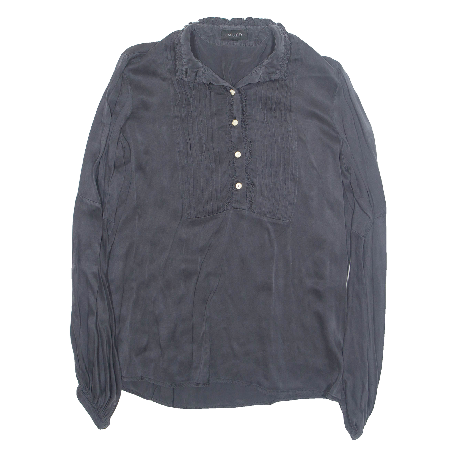 Womens Top Grey Long Sleeve L Refurbished - N/A refurbished available on Cerqular