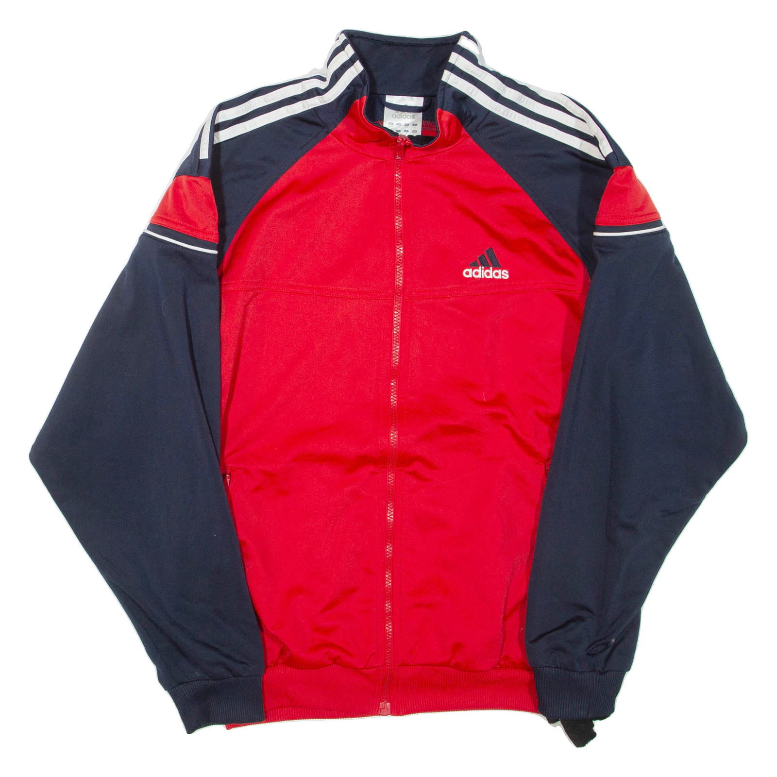 ADIDAS Mens Track Jacket Red Colourblock S Refurbished - N/A refurbished available on Cerqular