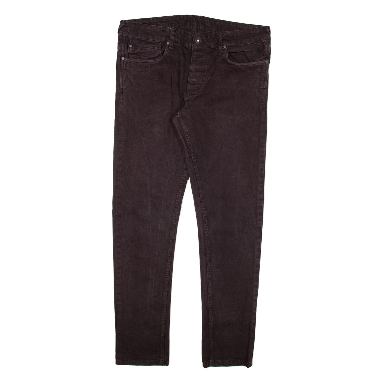 PEPE JEANS Mens Trousers Black Slim Tapered W34 L32 Refurbished - N/A refurbished available on Cerqular