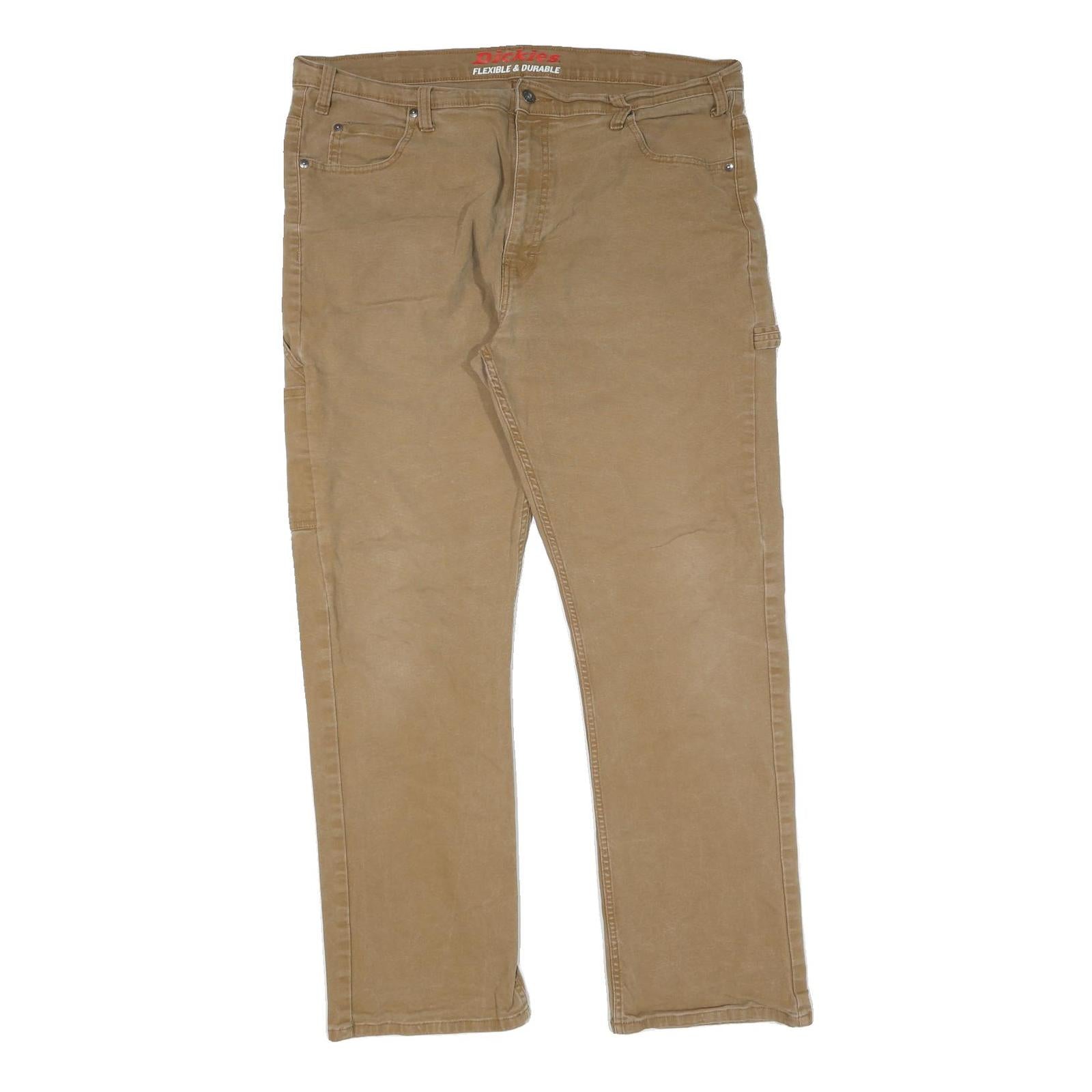 DICKIES Mens Beige Regular Fit Straight Denim Jeans W40 L32 Durable Workwear Refurbished - N/A refurbished available on Cerqular
