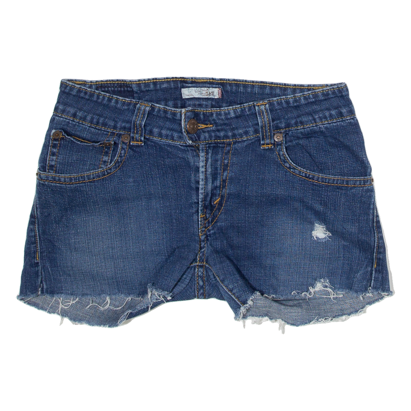 LEVI'S 542 Womens Denim Shorts Blue M W32 Refurbished - N/A refurbished available on Cerqular