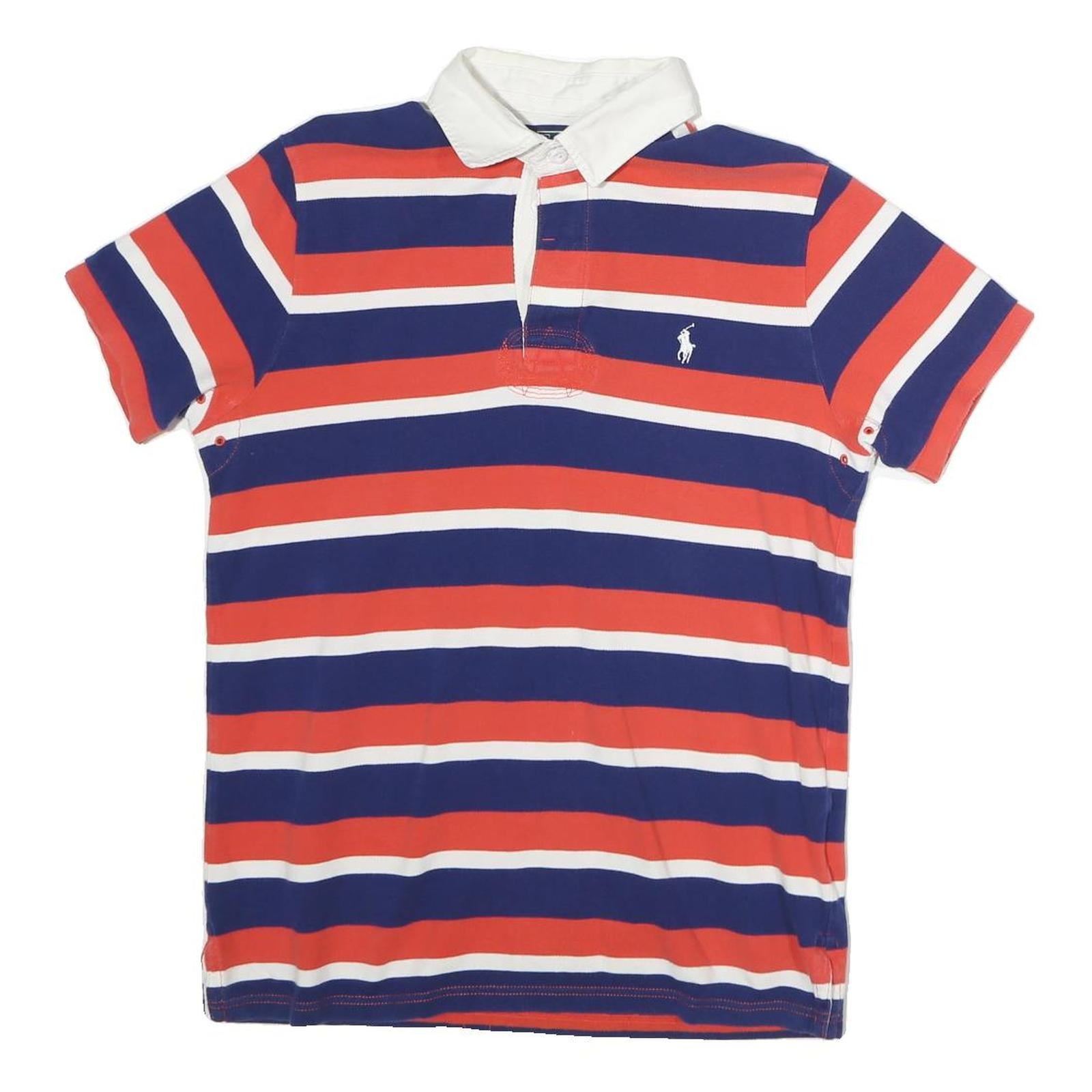 Buy POLO RALPH LAUREN Mens Blue & Red Striped Short Sleeve Polo Shirt M Casual Refurbished - $40.29 POLO RALPH LAUREN Mens Blue & Red Striped Short Sleeve Polo Shirt M Casual Refurbished - N/A refurbished available on Cerqular