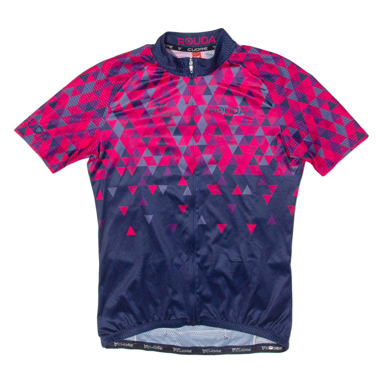 ROUDA Full Zip Cycling Mens Jersey Blue M Refurbished - N/A refurbished available on Cerqular
