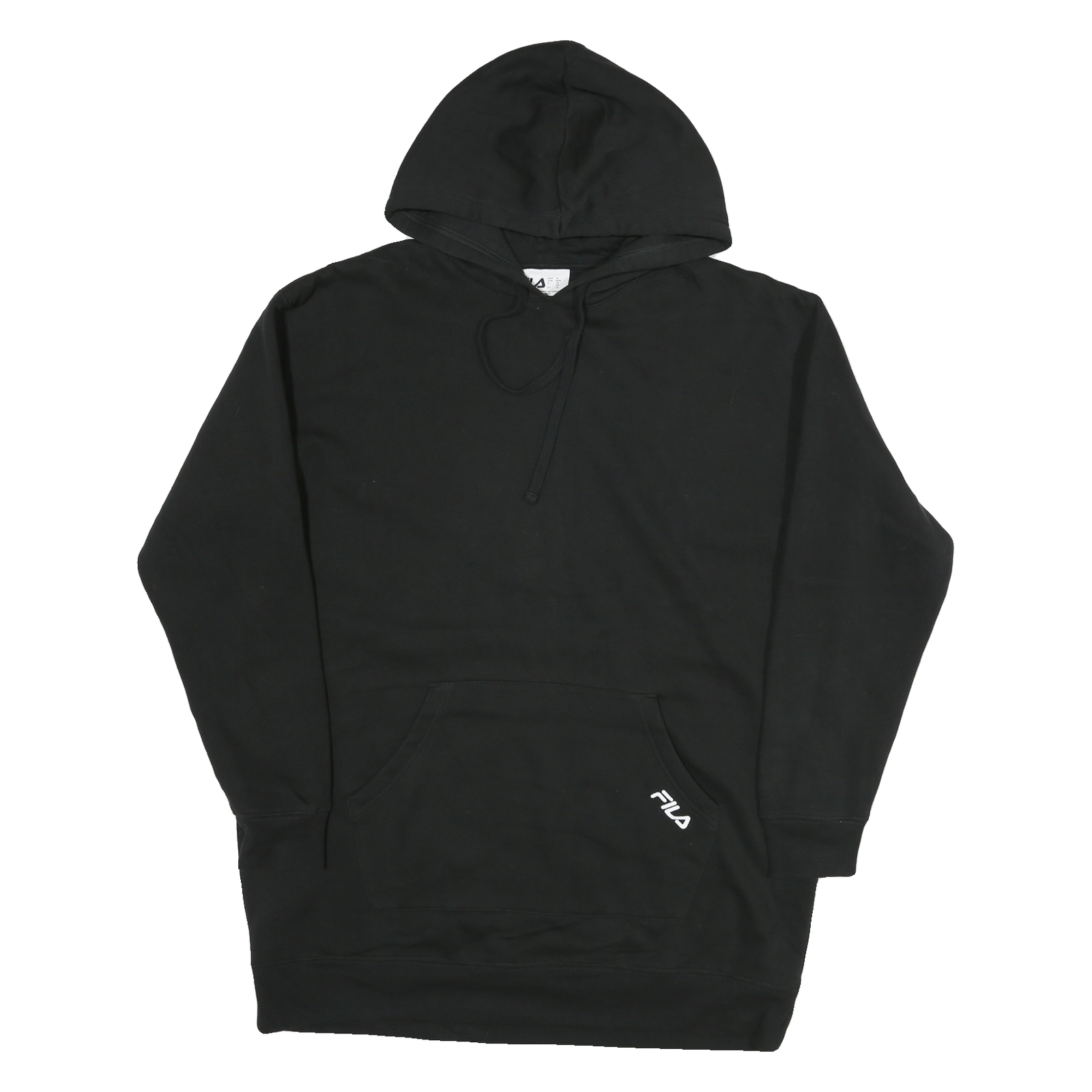FILA Mens Black Pullover Hoodie M Cotton Blend Casual Sweatshirt Refurbished - N/A refurbished available on Cerqular