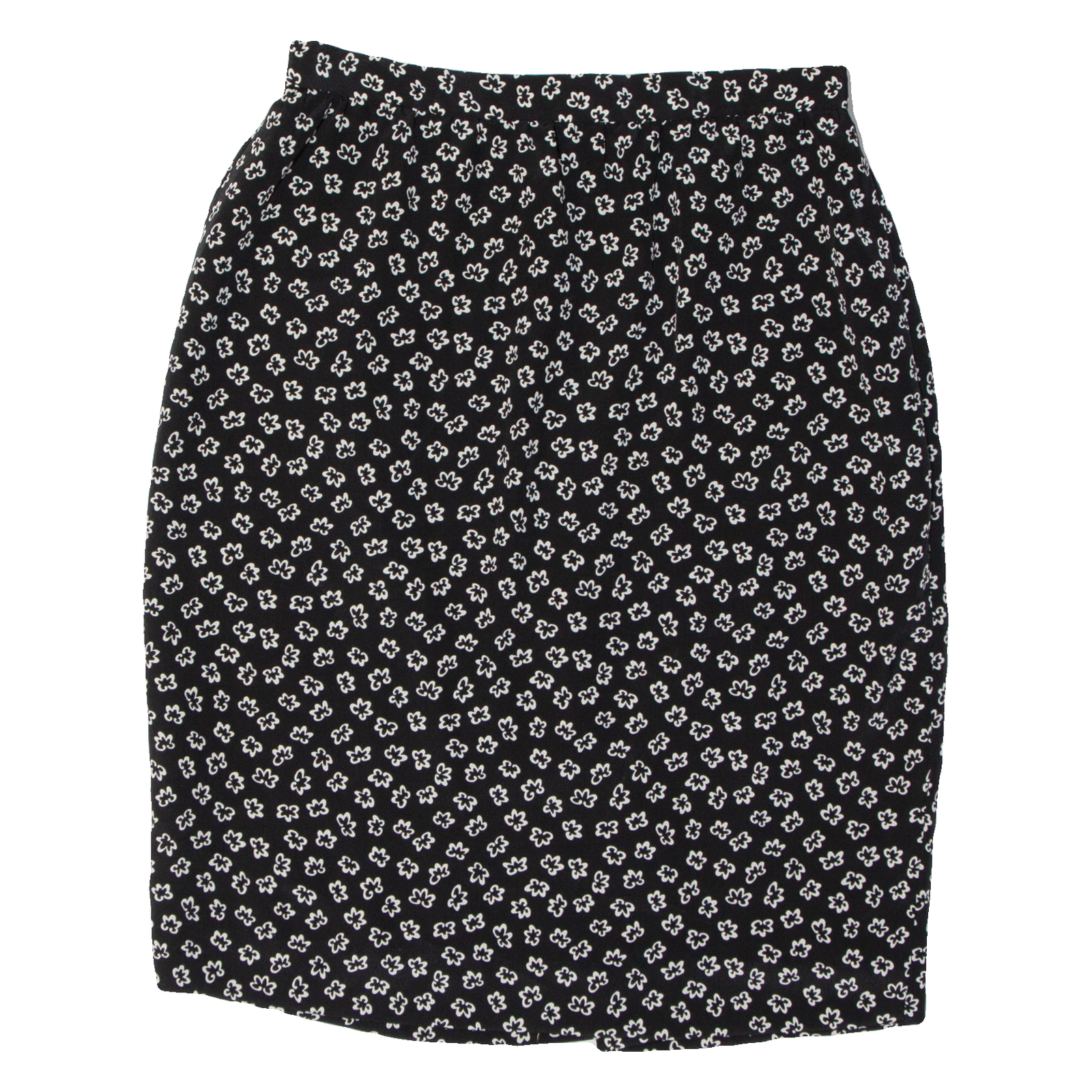 LIZ CLAIREBORNE Womens Pencil Skirt Black Knee Length Floral M Refurbished - N/A refurbished available on Cerqular