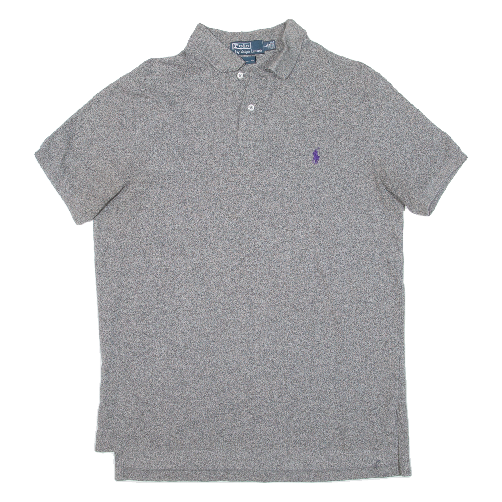 POLO RALPH LAUREN Custom Fit Mens Polo Shirt Grey L Refurbished - N/A refurbished available on Cerqular