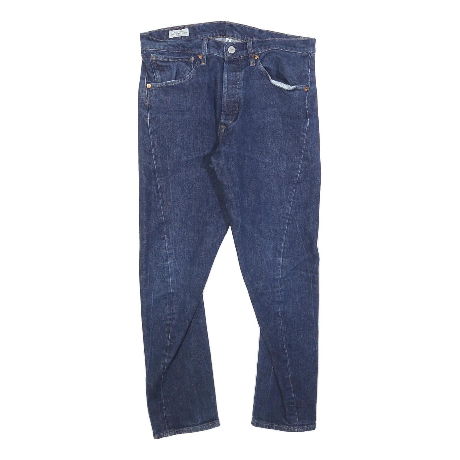 LEVI'S LEJ 512 Mens Jeans Blue Slim Skinny Denim Raw W32 L25 Zip Cotton Blend Refurbished - N/A refurbished available on Cerqular